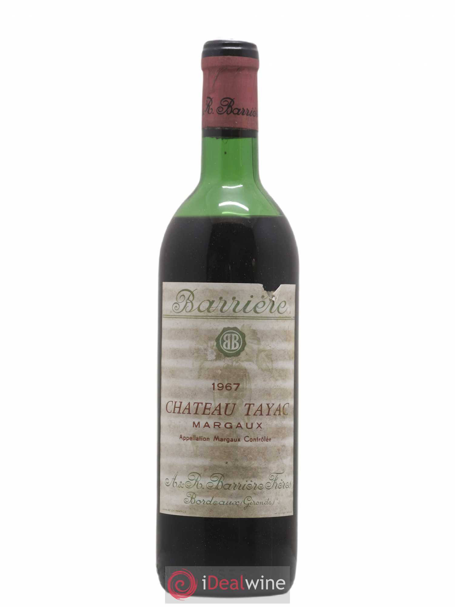 Château Tayac Cru Bourgeois (sans prix de réserve) 1967 - Lot de 1 bouteille - 0