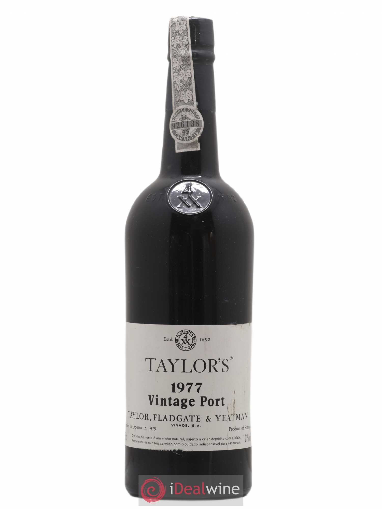 Porto Taylor's Vintage (senza prezzo di riserva) 1977 - Lotto di 1 bottiglia - 0
