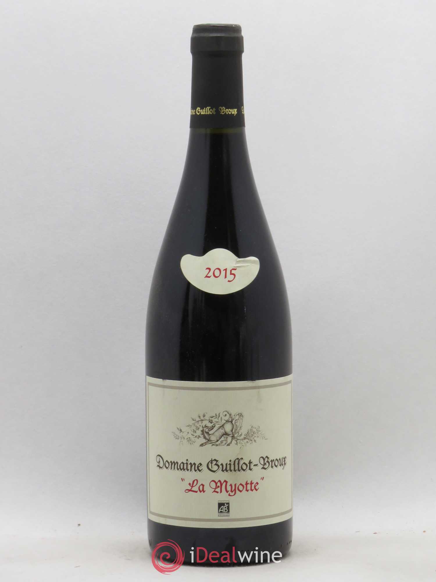 Bourgogne La Myotte Guillot-Broux (Domaine) (sans prix de réserve) 2015 - Lot de 1 bouteille - 0
