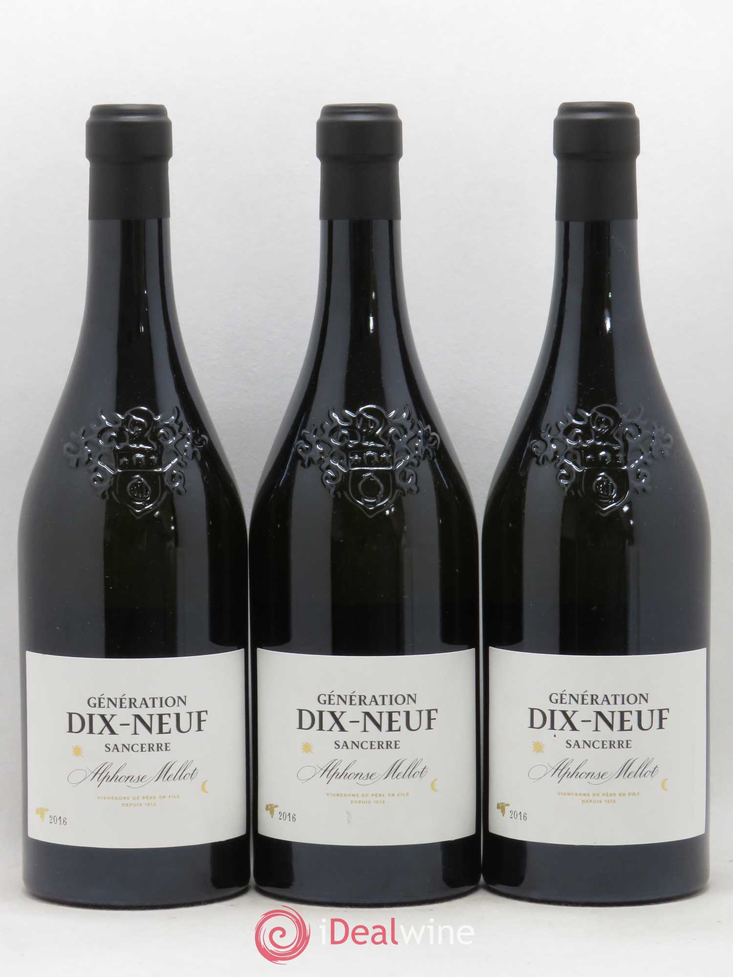 Sancerre Génération XIX Alphonse Mellot (senza prezzo di riserva) 2016 - Lotto di 3 bottiglie - 0