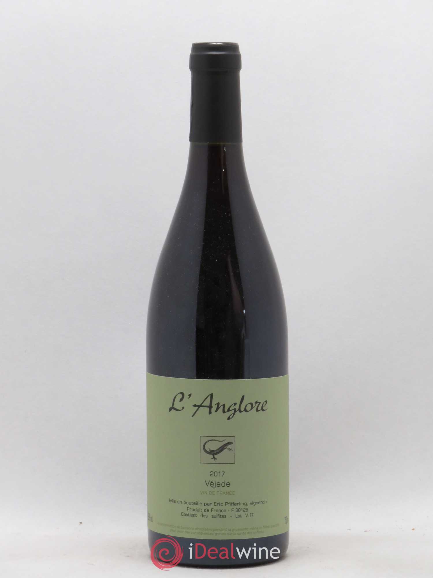 Vin de France Véjade L'Anglore (sans prix de réserve) 2017 - Lot de 1 bouteille - 0
