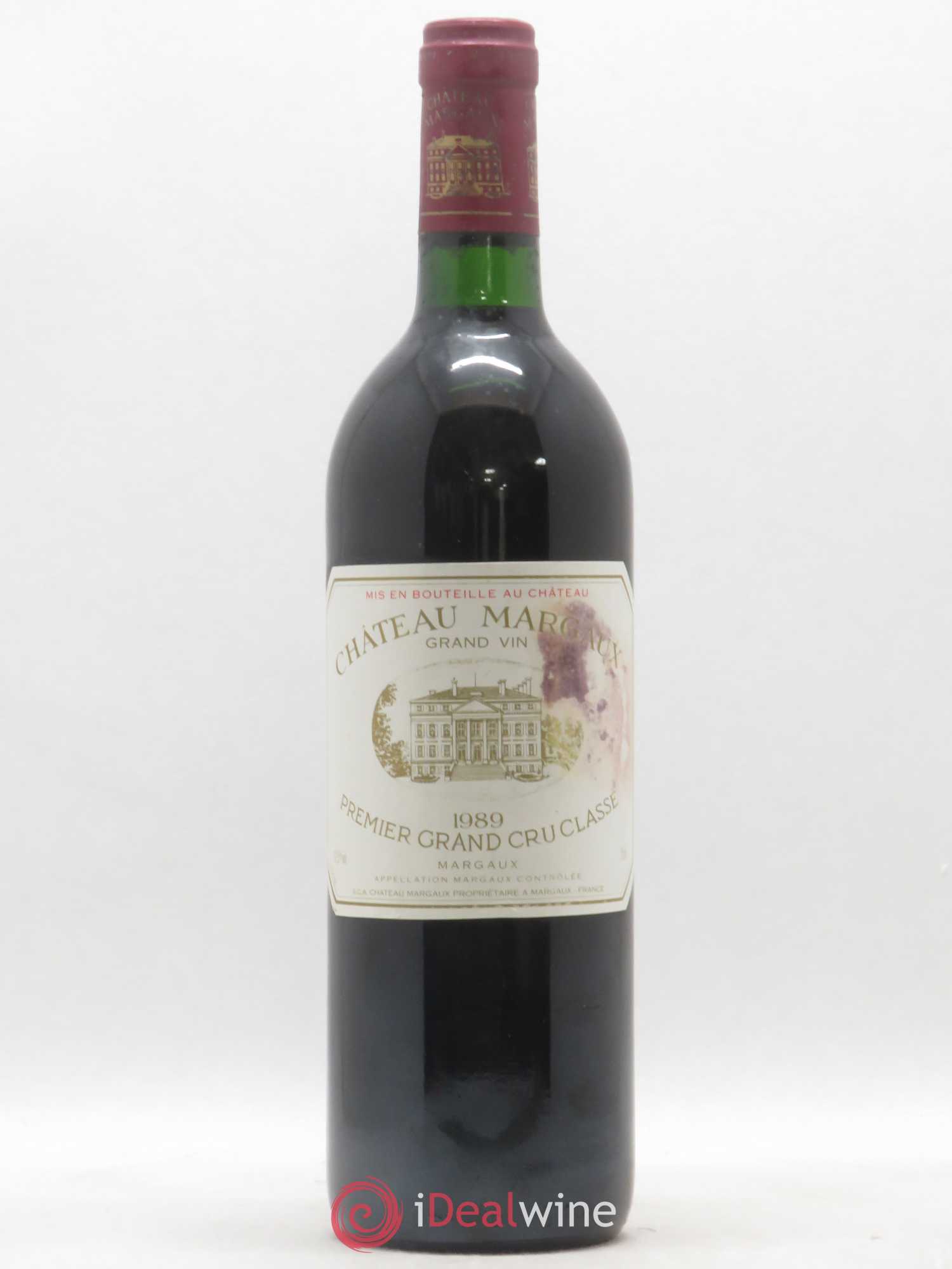 Château Margaux 1er Grand Cru Classé (sans prix de réserve) 1989 - Lot de 1 bouteille - 0