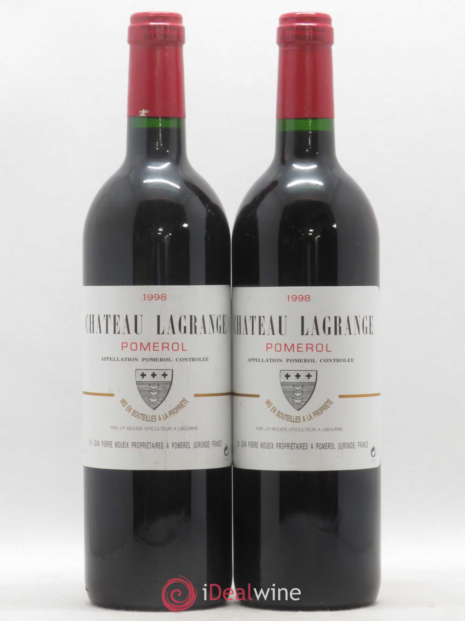 Château Lagrange à Pomerol (sans prix de réserve) 1998 - Lot de 2 bouteilles - 0