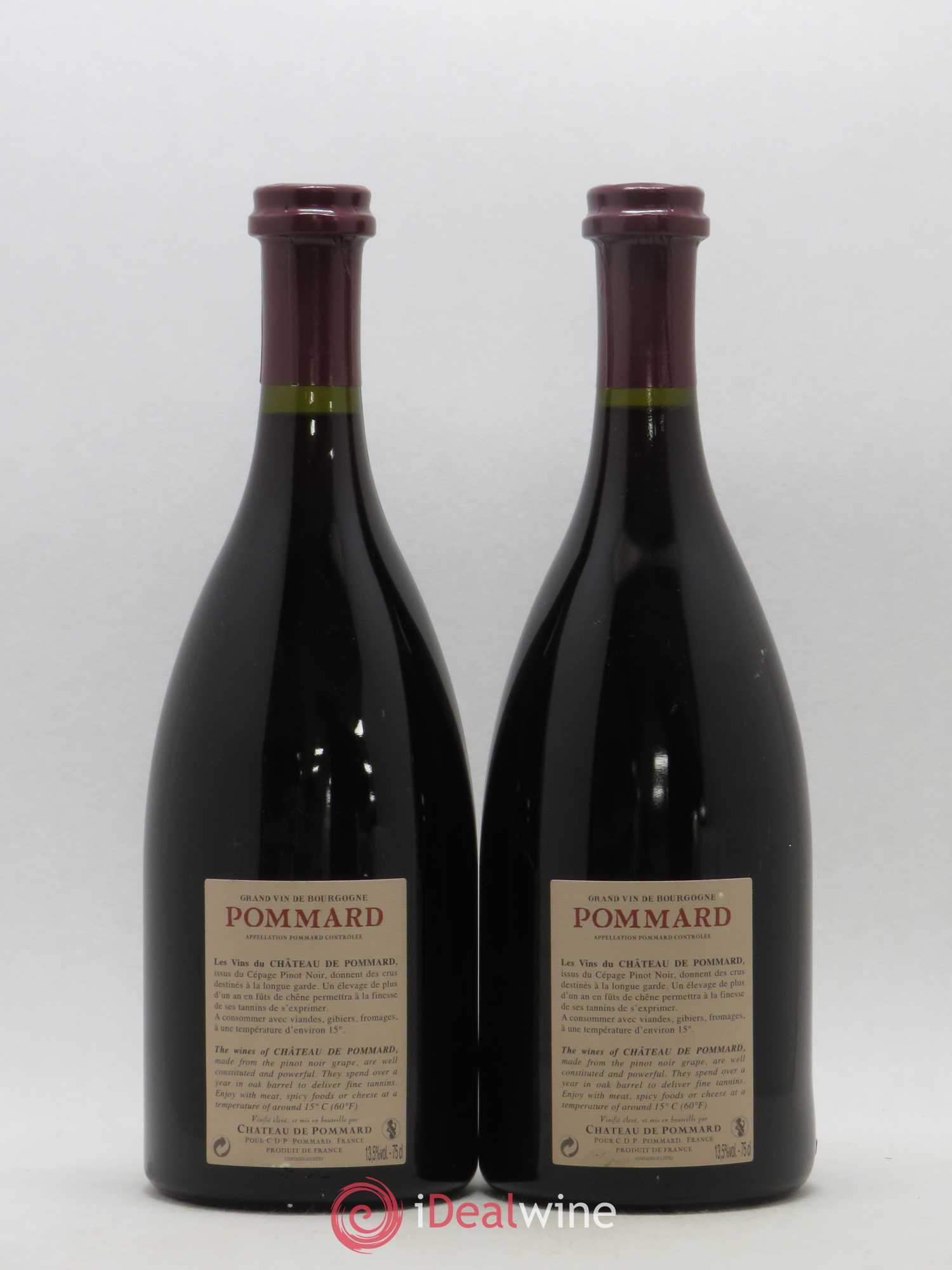 Pommard Château de Pommard 2008 - Lot de 2 bouteilles - 1