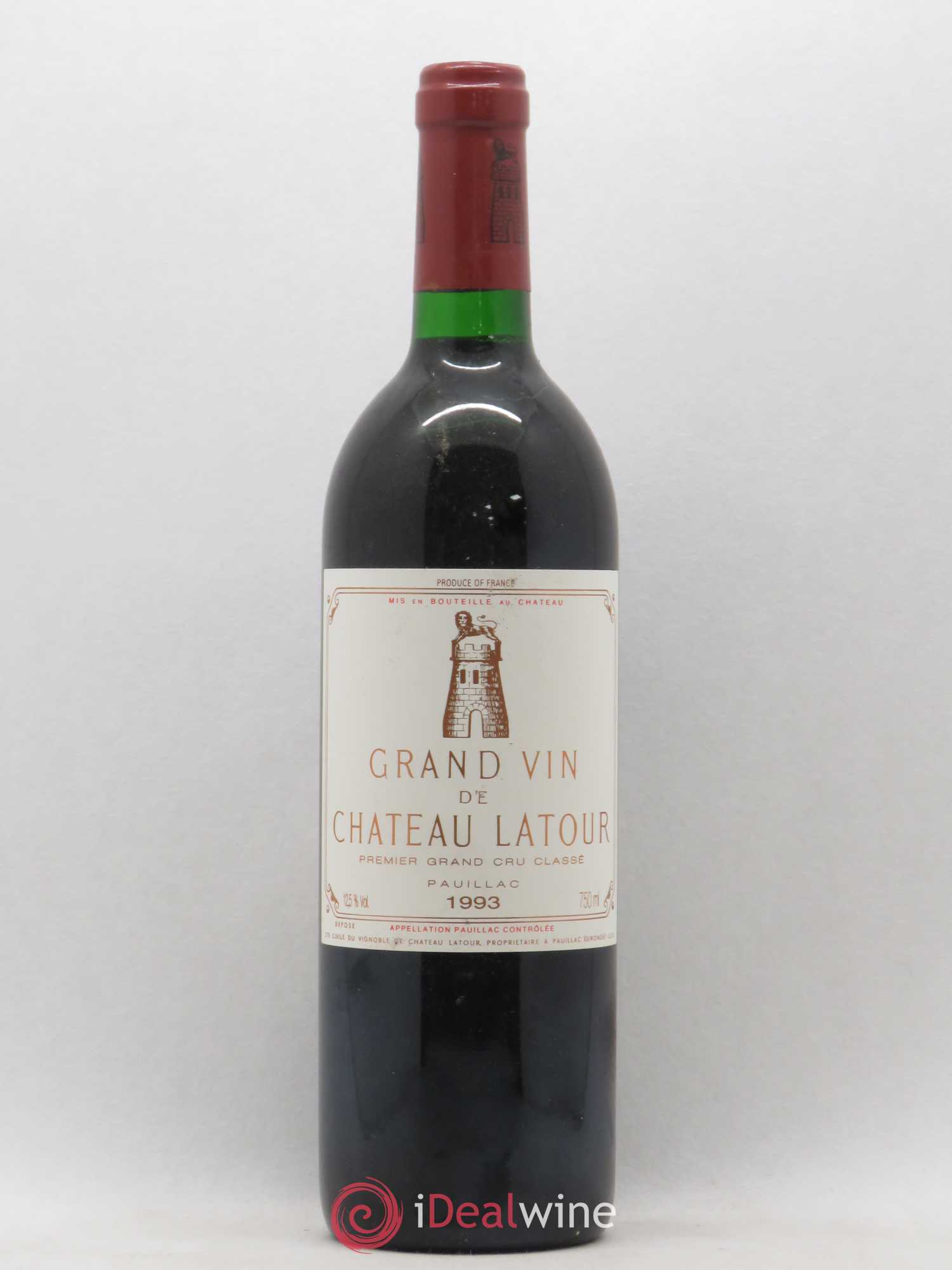 Château Latour 1er Grand Cru Classé 1993 - Lot de 1 bouteille - 0