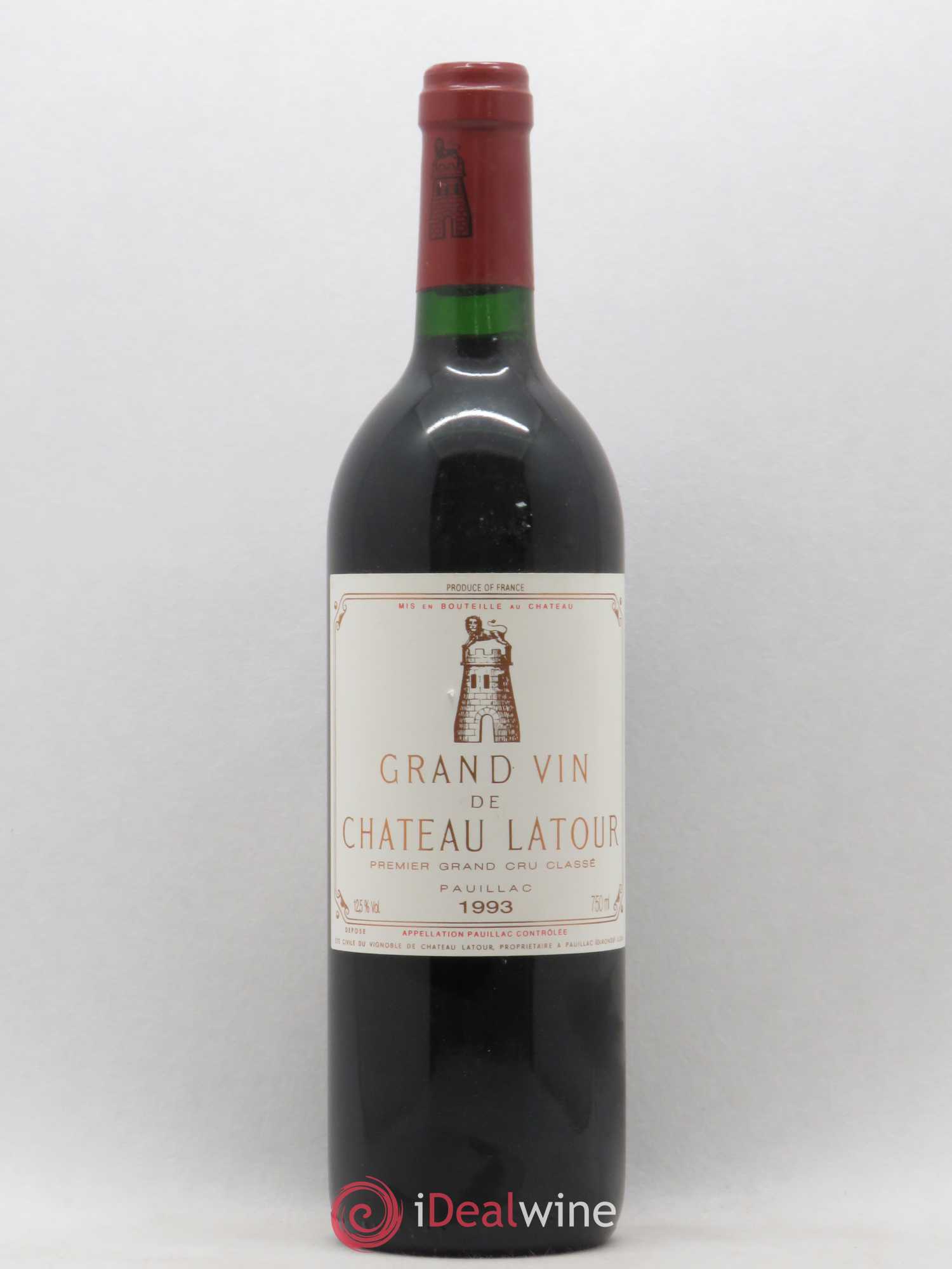 Château Latour 1er Grand Cru Classé 1993 - Lot de 1 bouteille - 0