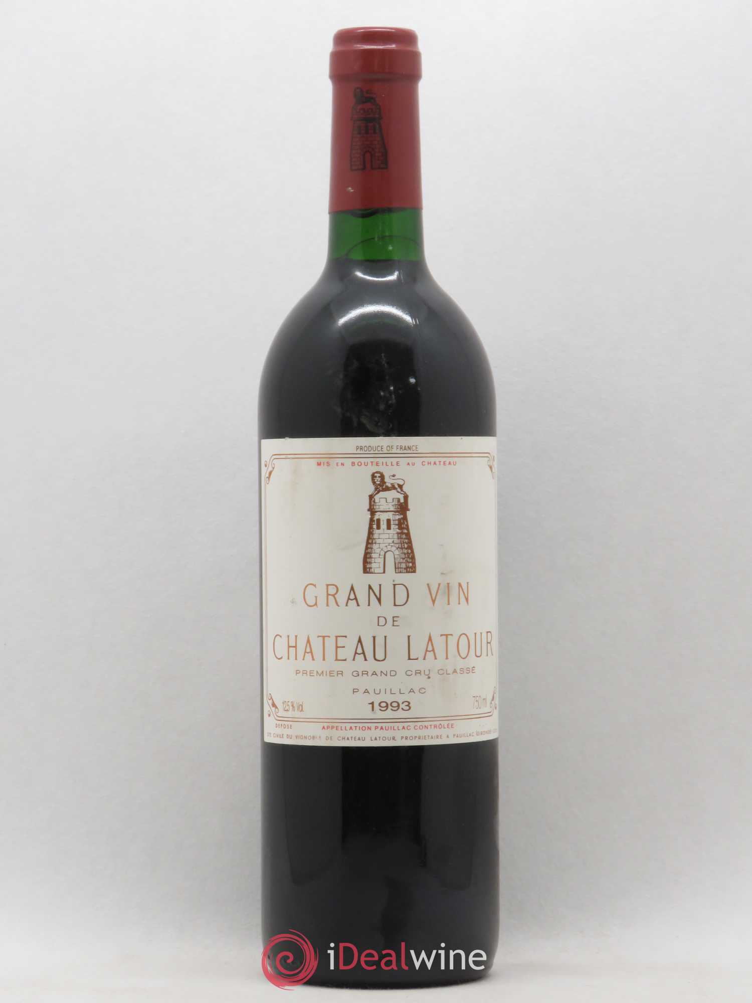 Château Latour 1er Grand Cru Classé 1993 - Lot de 1 bouteille - 0