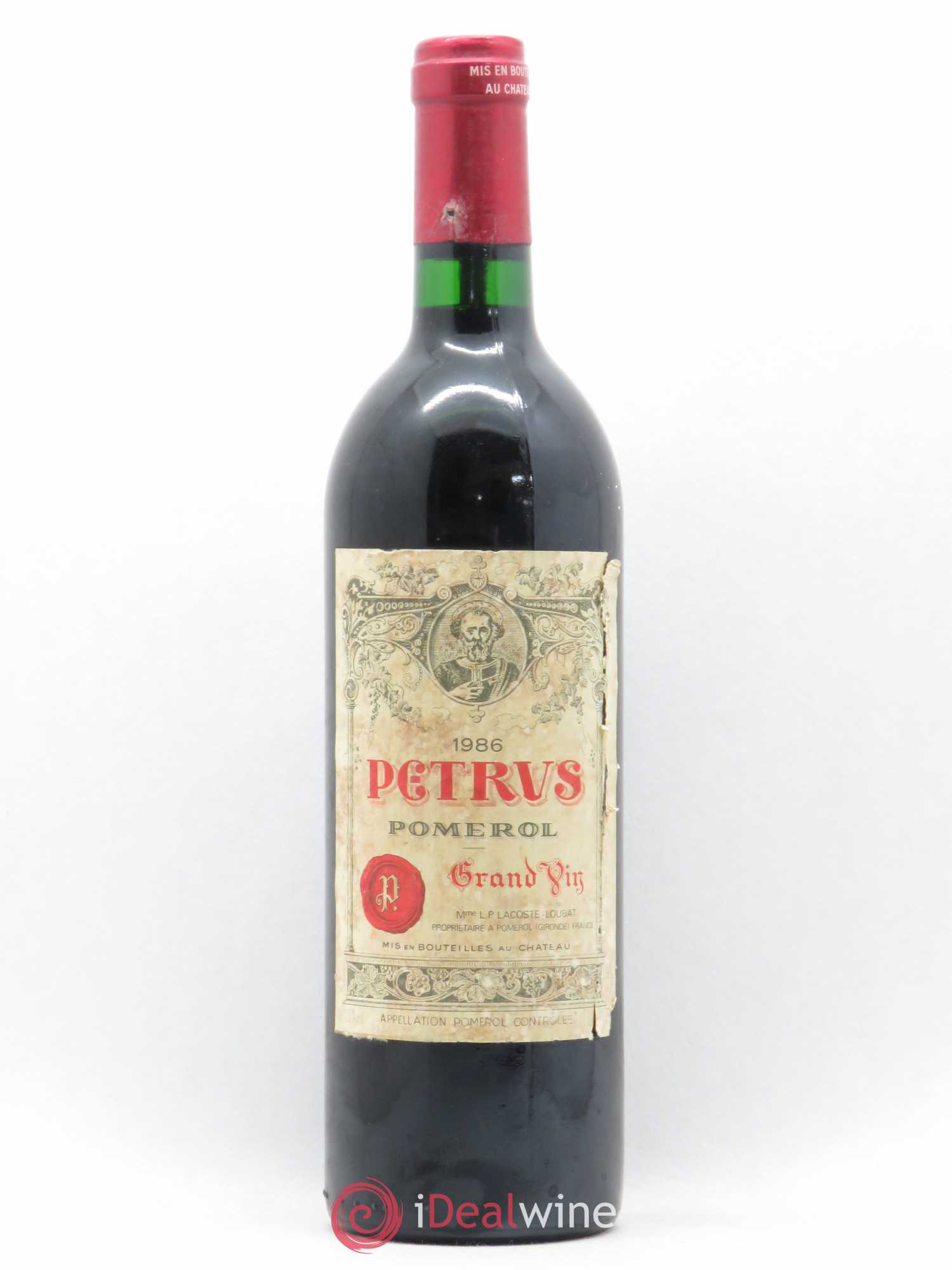 Petrus 1986 - Lot de 1 bouteille - 0