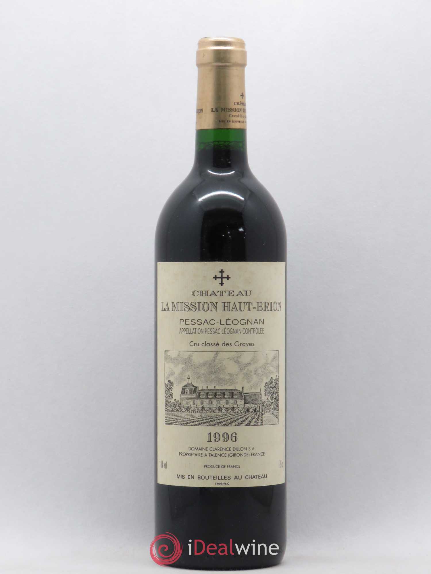 Château la Mission Haut-Brion Cru Classé de Graves 1996 - Lot de 1 bouteille - 0
