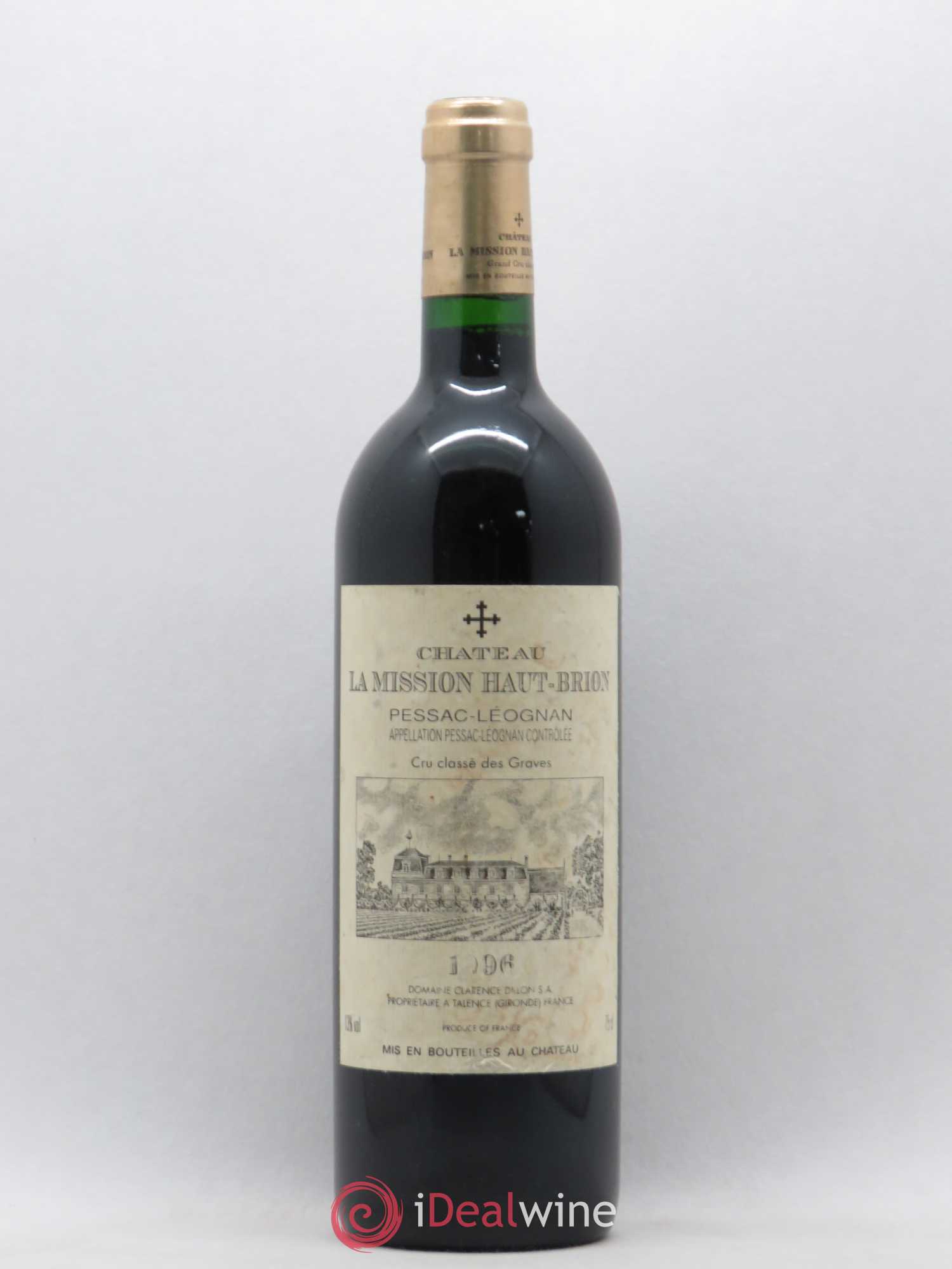Château la Mission Haut-Brion Cru Classé de Graves 1996 - Lot de 1 bouteille - 0