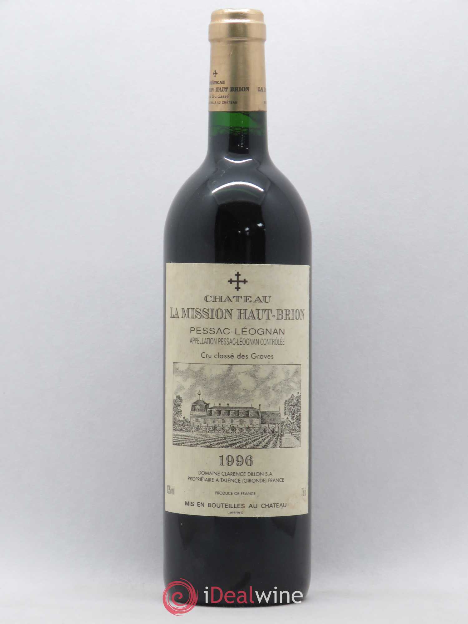 Château la Mission Haut-Brion Cru Classé de Graves 1996 - Lot de 1 bouteille - 0