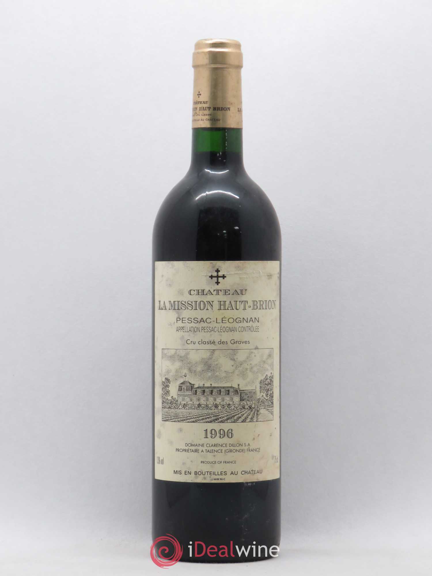 Château la Mission Haut-Brion Cru Classé de Graves 1996 - Lot de 1 bouteille - 0