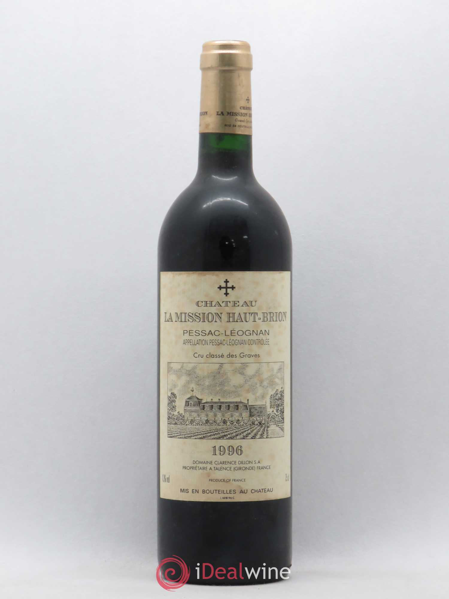 Château la Mission Haut-Brion Cru Classé de Graves 1996 - Lot de 1 bouteille - 0