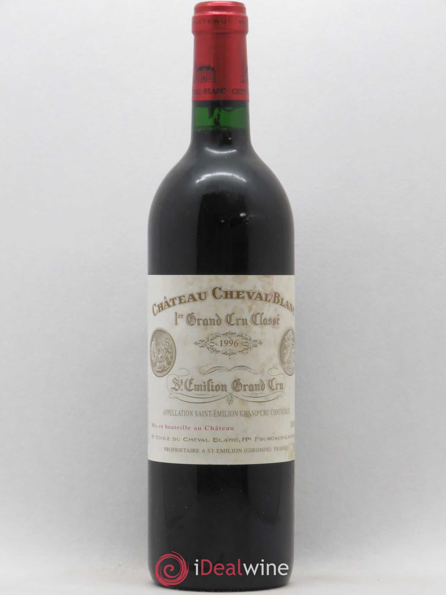 Château Cheval Blanc 1er Grand Cru Classé A 1996 - Lot de 1 bouteille - 0