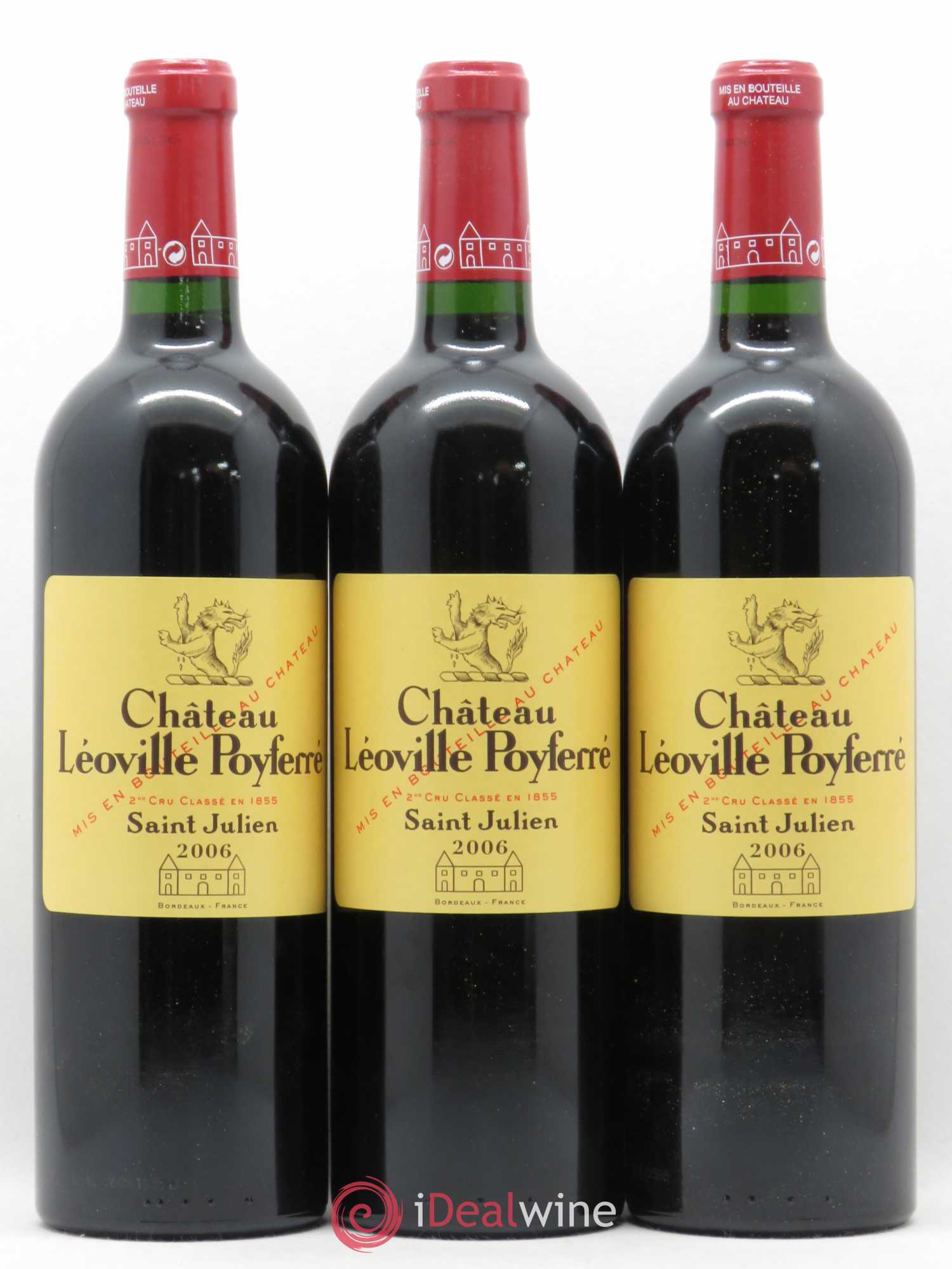 Château Léoville Poyferré 2ème Grand Cru Classé 2006 - Lot de 12 bouteilles - 2