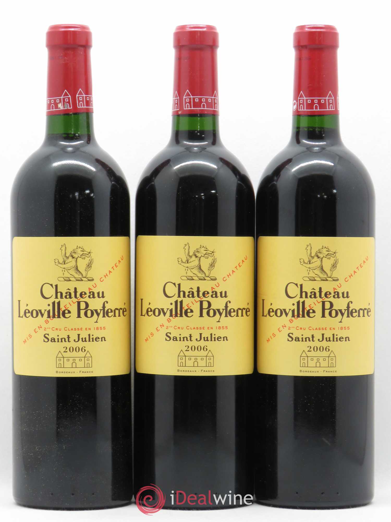Château Léoville Poyferré 2ème Grand Cru Classé 2006 - Lot de 12 bouteilles - 3
