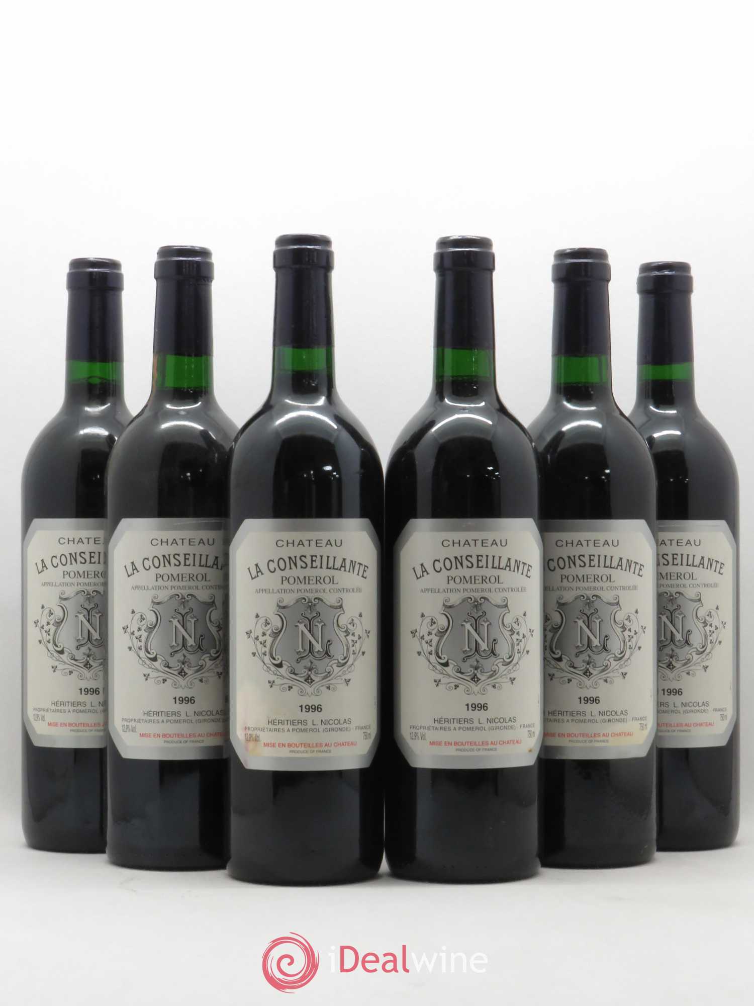 Château la Conseillante 1996 - Lot de 6 bouteilles - 0