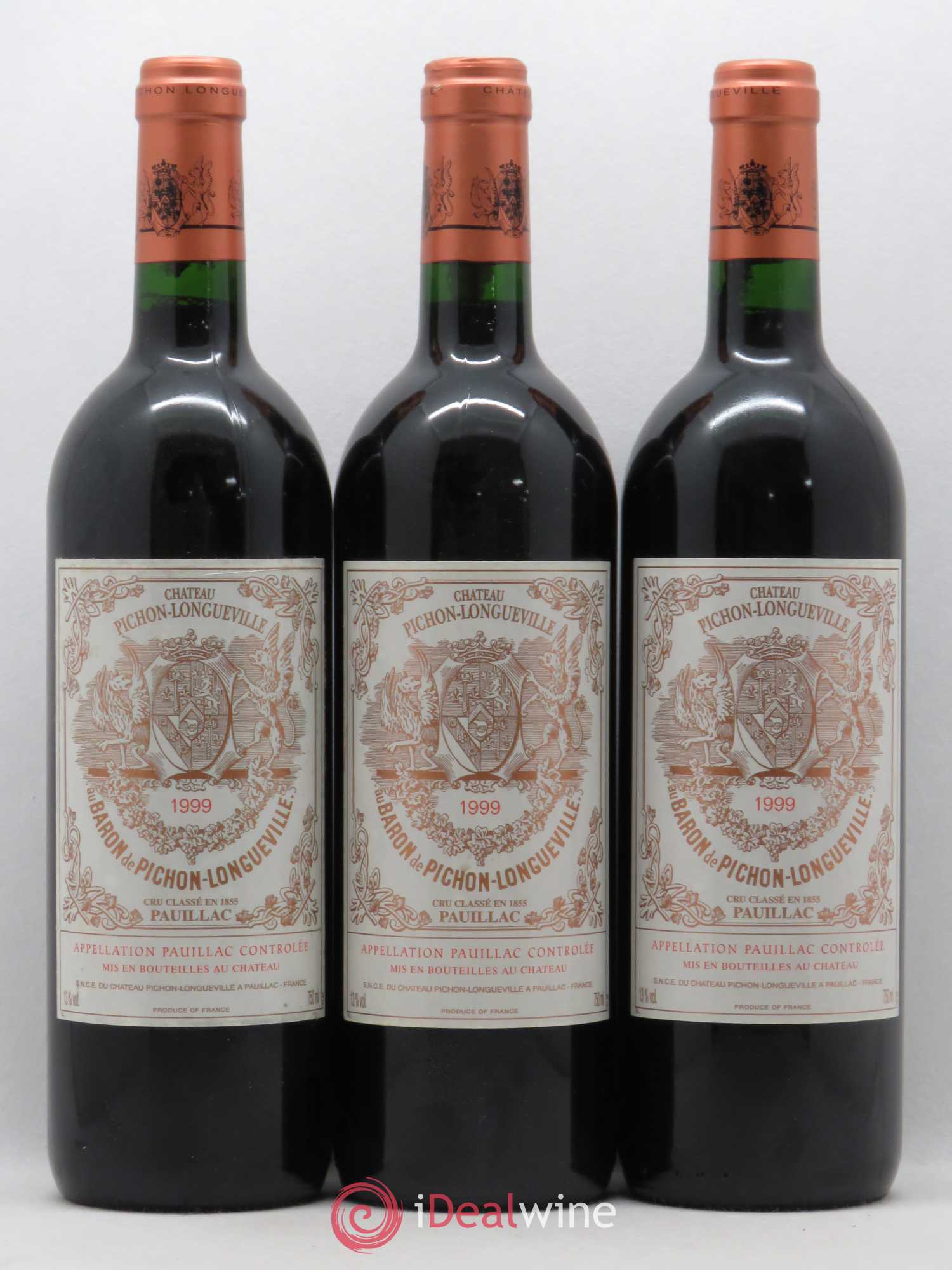 Pichon Longueville Baron 2ème Grand Cru Classé 1999 - Lot de 6 bouteilles - 1