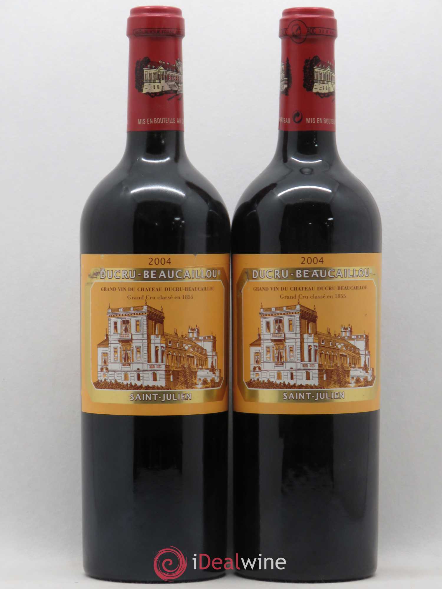 Château Ducru Beaucaillou 2ème Grand Cru Classé 2004 - Lot de 2 bouteilles - 0