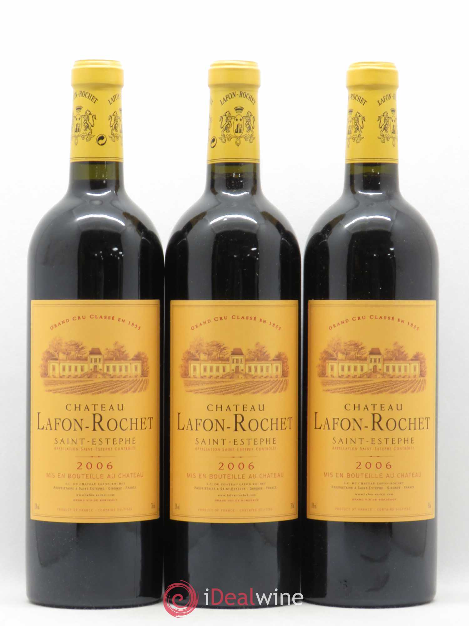 Château Lafon Rochet 4ème Grand Cru Classé 2006 - Lot de 12 bouteilles - 2