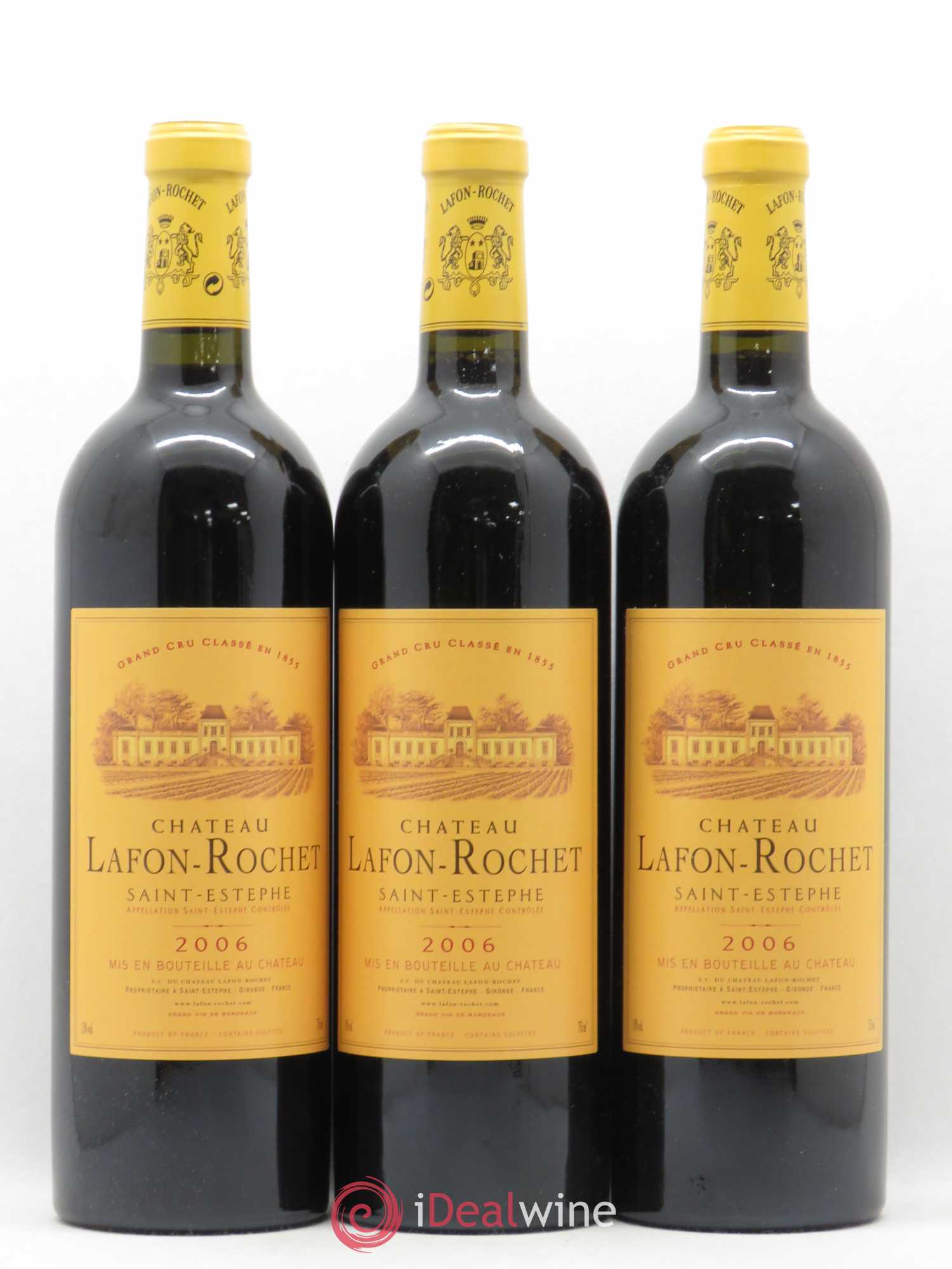 Château Lafon Rochet 4ème Grand Cru Classé 2006 - Lot de 12 bouteilles - 3