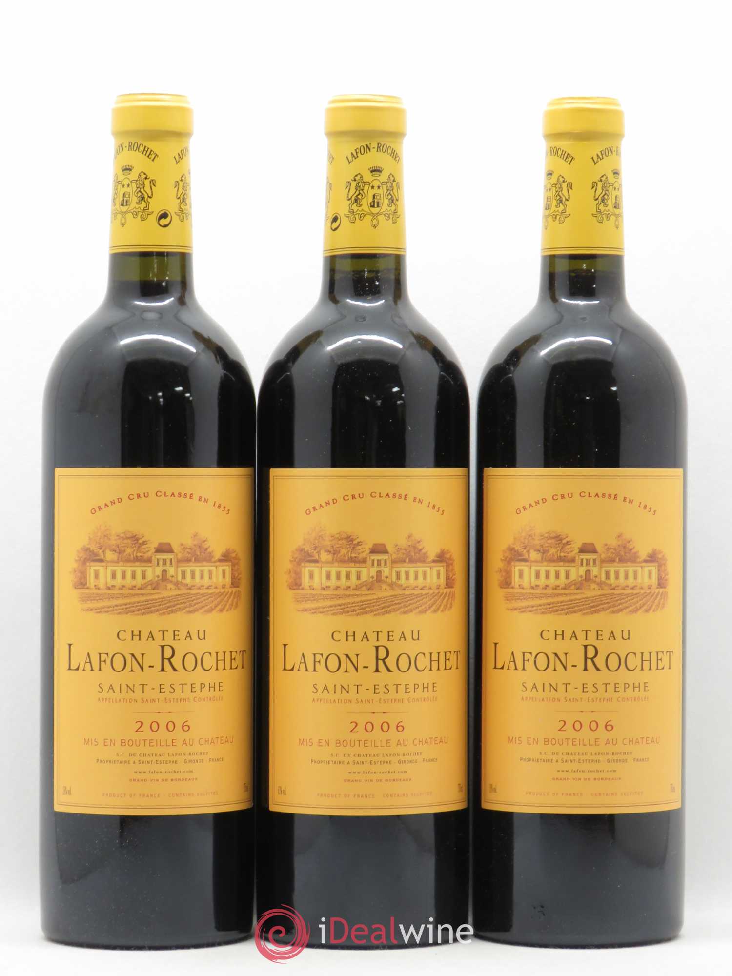 Château Lafon Rochet 4ème Grand Cru Classé 2006 - Lot de 12 bouteilles - 4