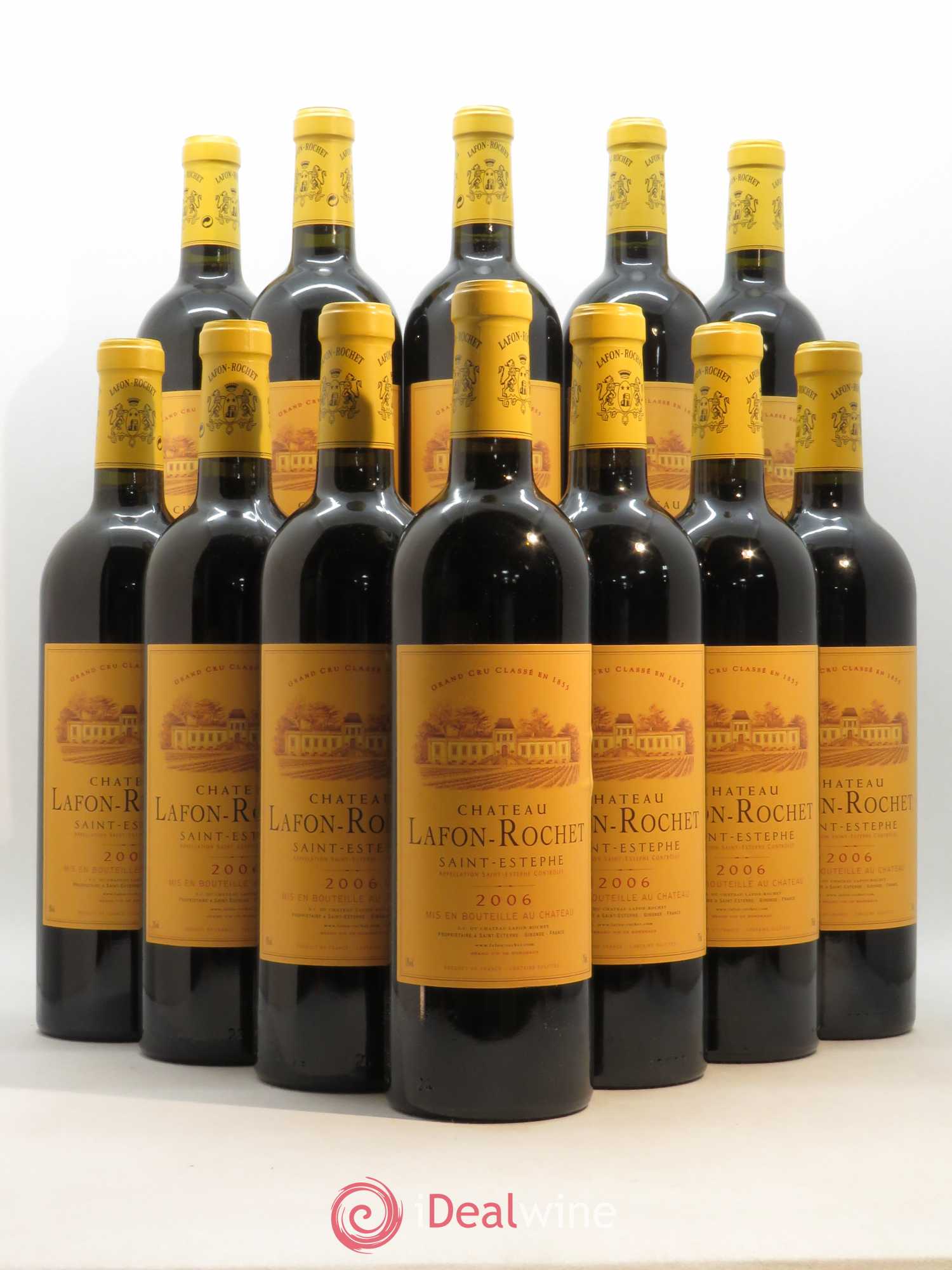 Château Lafon Rochet 4ème Grand Cru Classé 2006 - Lot de 12 bouteilles - 0