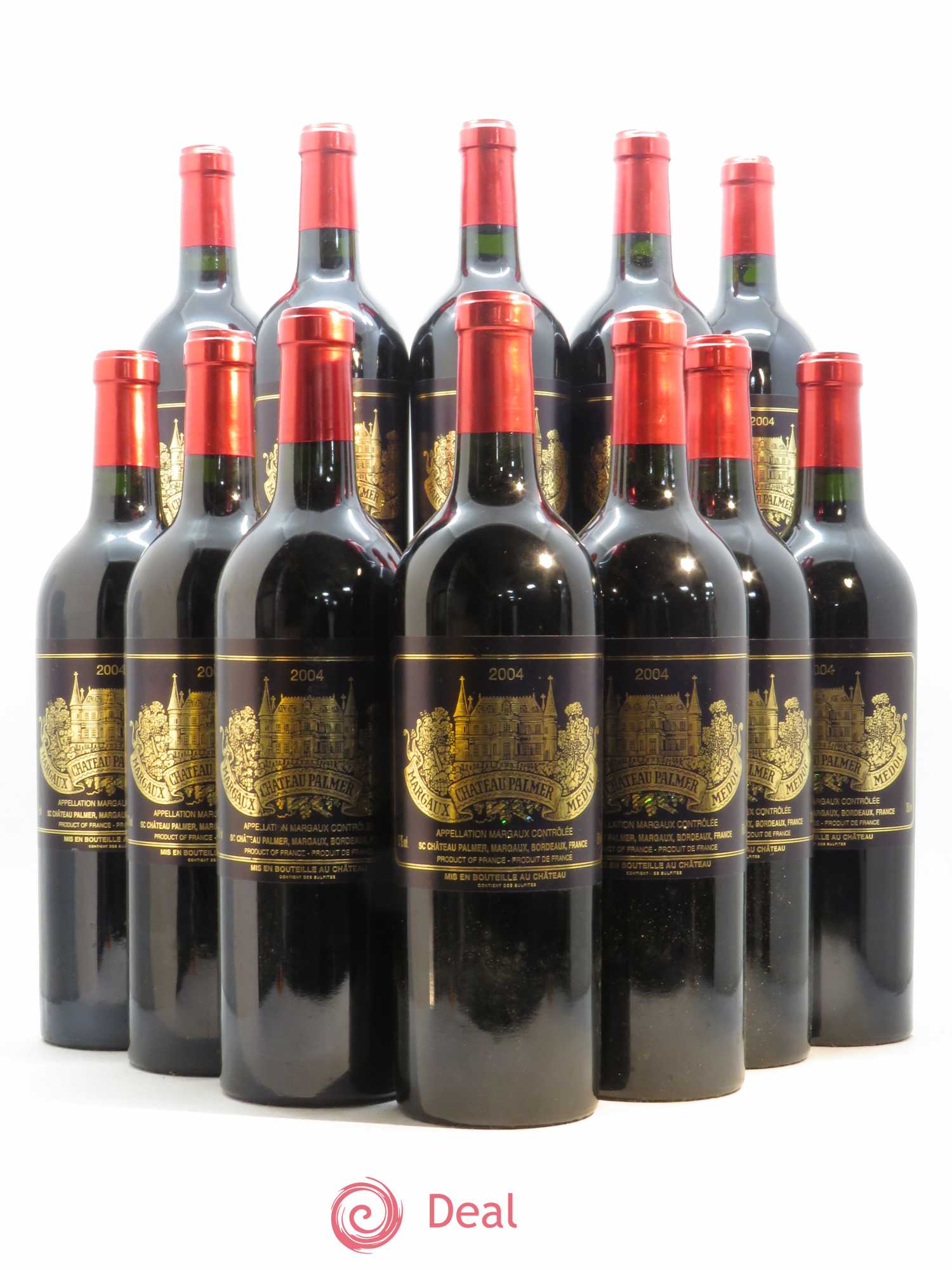 Château Palmer 3ème Grand Cru Classé 2004 - Lot de 12 bouteilles - 0