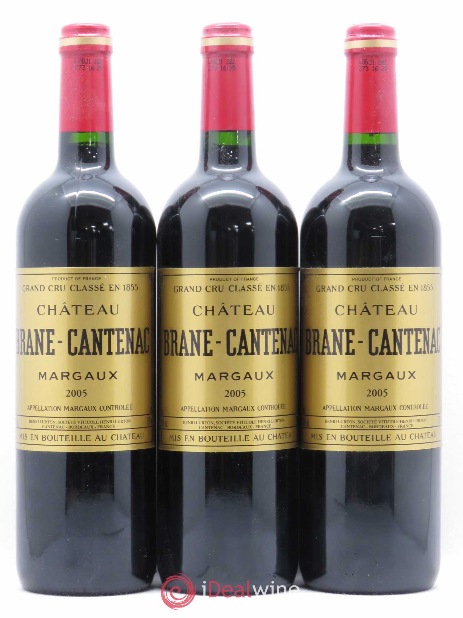 Château Brane Cantenac 2ème Grand Cru Classé 2005 - Lot de 12 bouteilles - 1