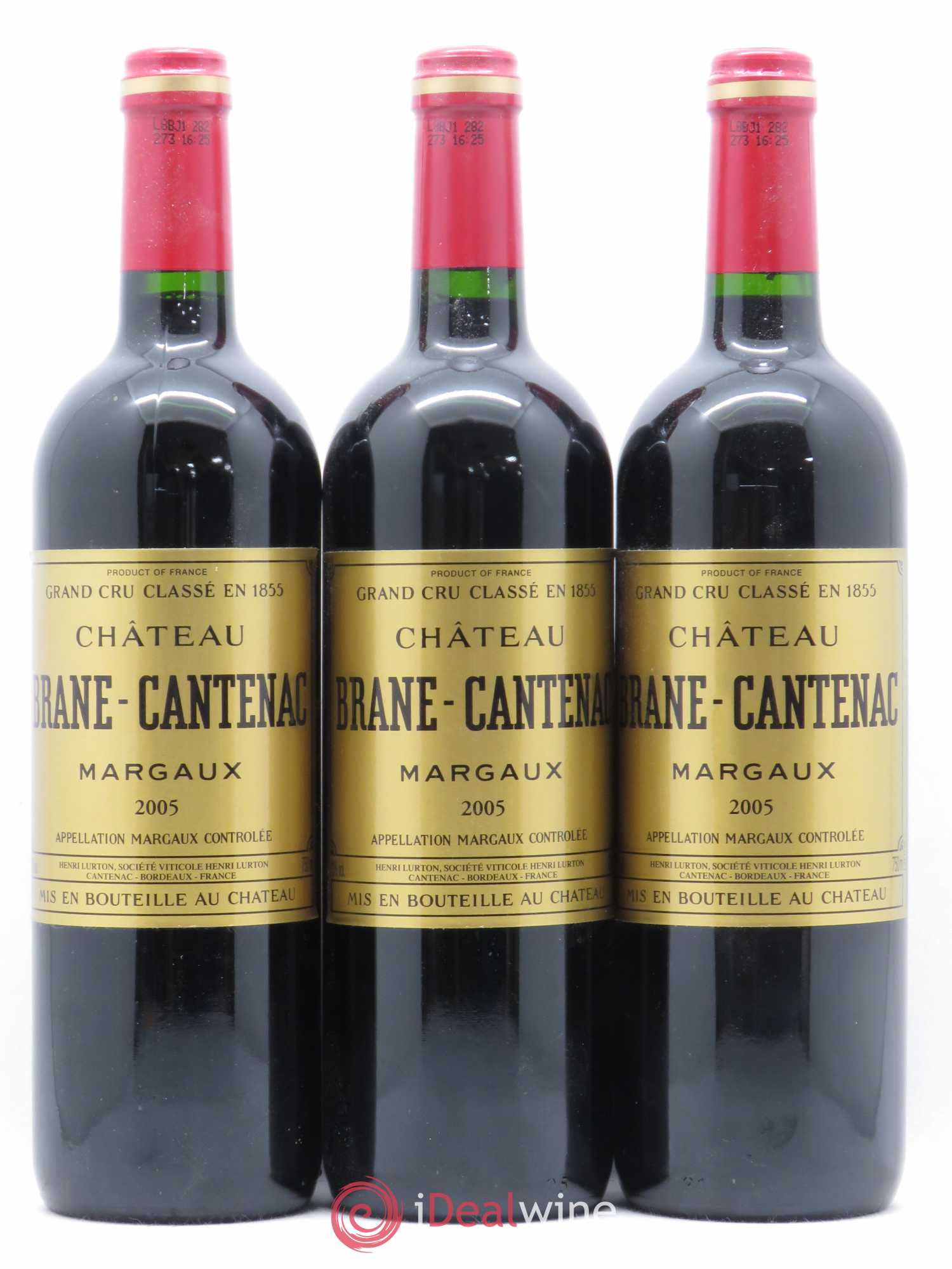 Château Brane Cantenac 2ème Grand Cru Classé 2005 - Lot de 12 bouteilles - 2