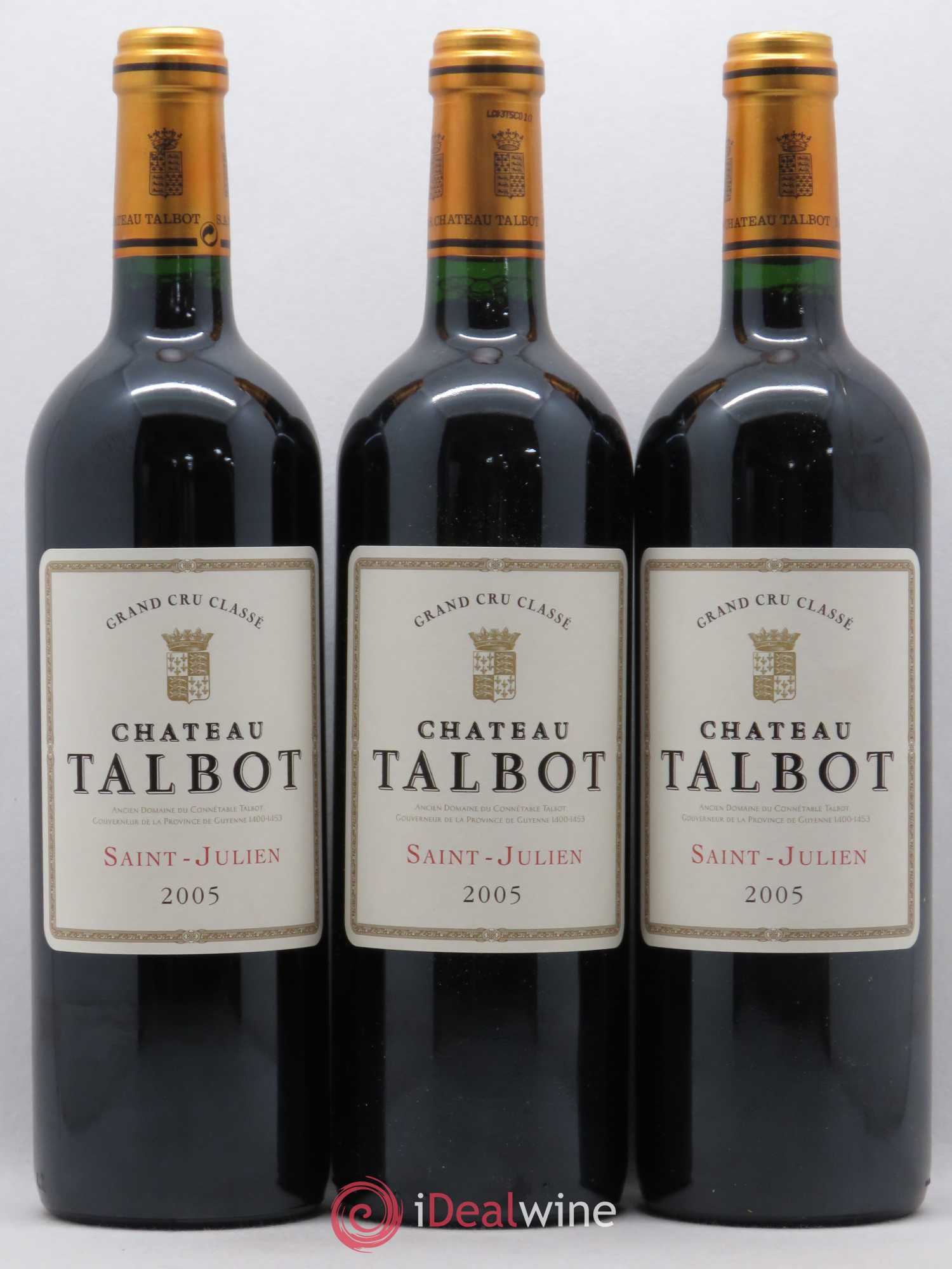 Château Talbot 4ème Grand Cru Classé 2005 - Lot de 12 bouteilles - 2