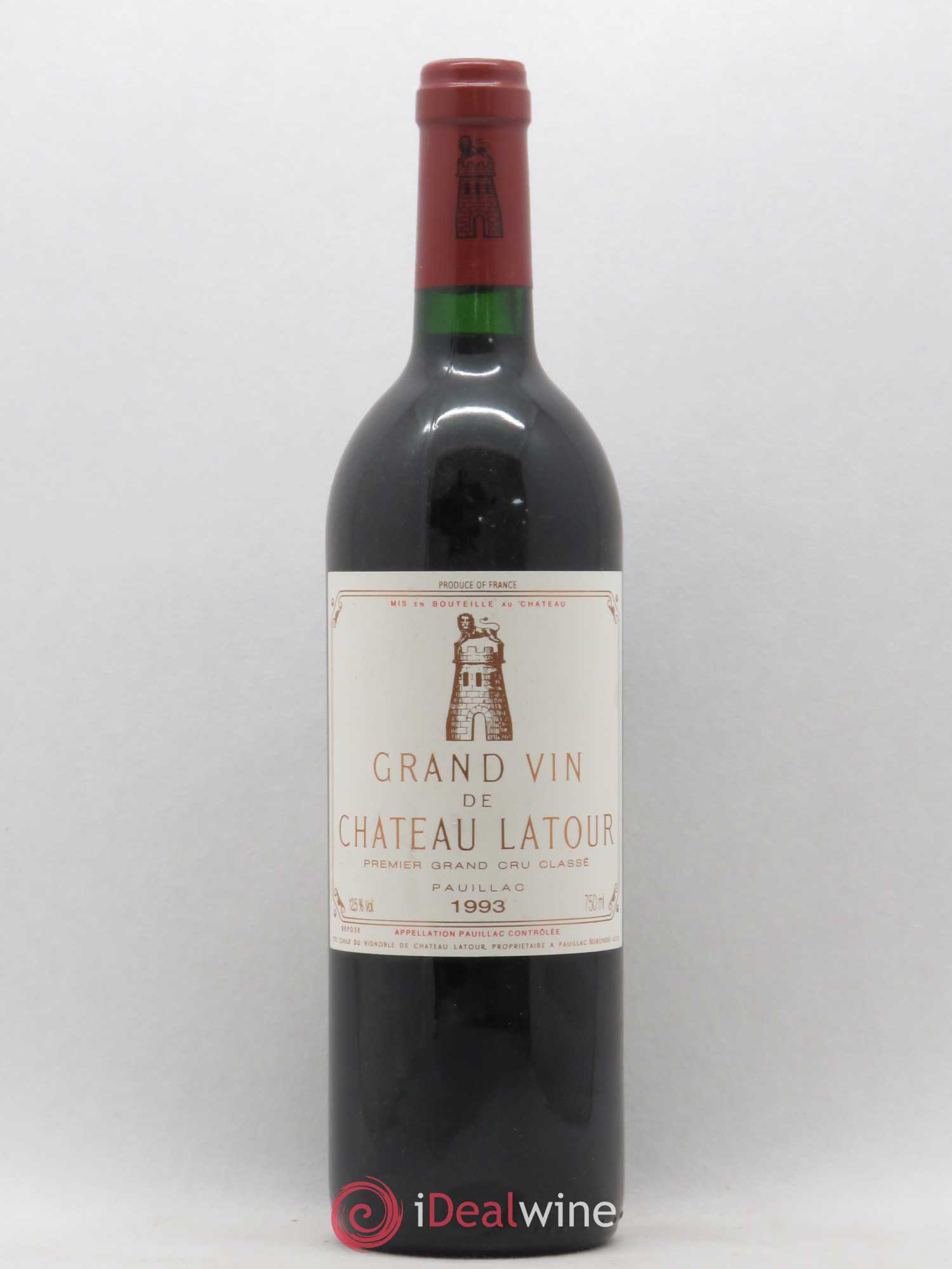 Château Latour 1er Grand Cru Classé 1993 - Lot de 1 bouteille - 0