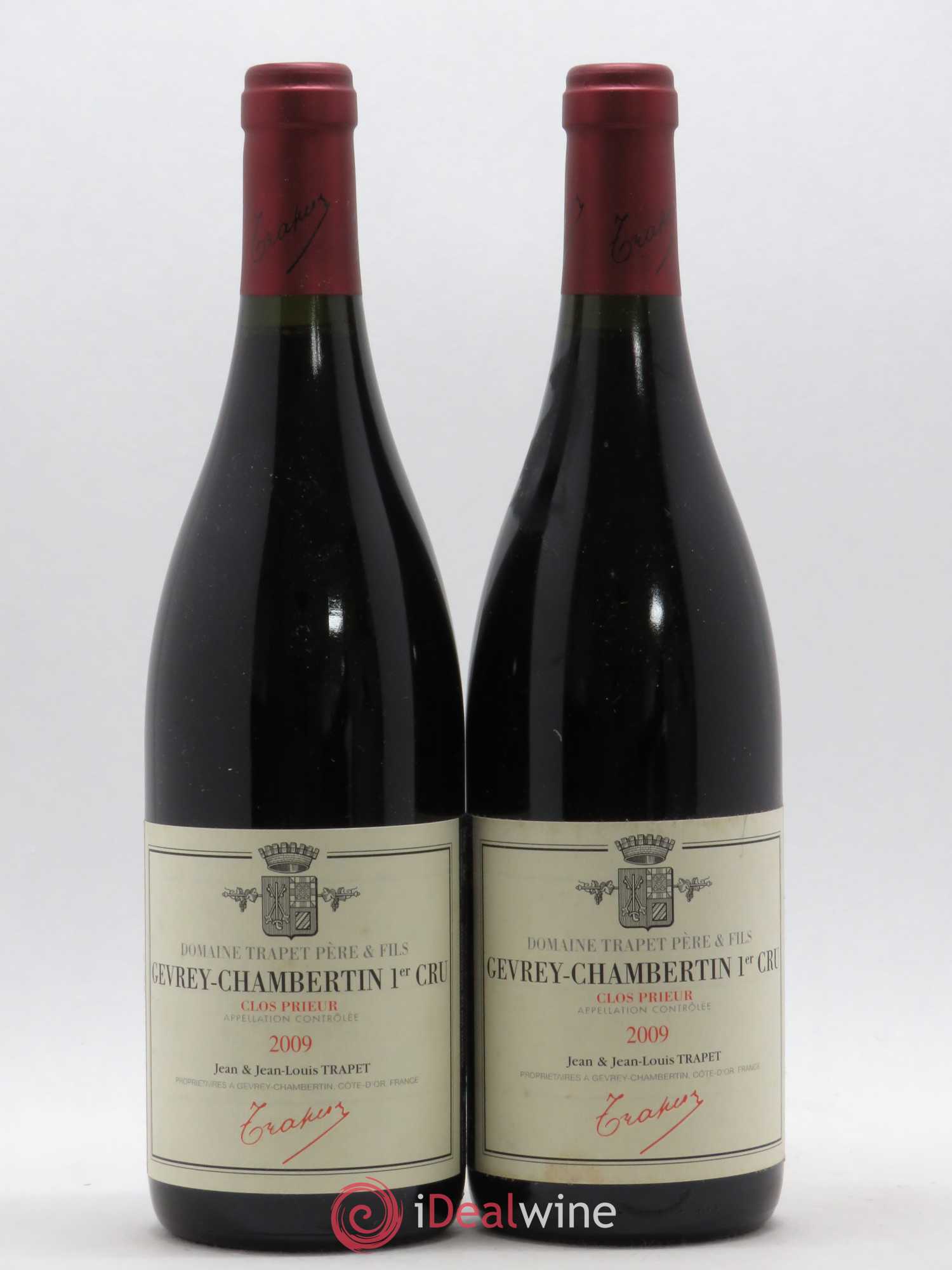 Gevrey-Chambertin 1er Cru Clos Prieur Domaine Trapet 2009 - Lot de 2 bouteilles - 0