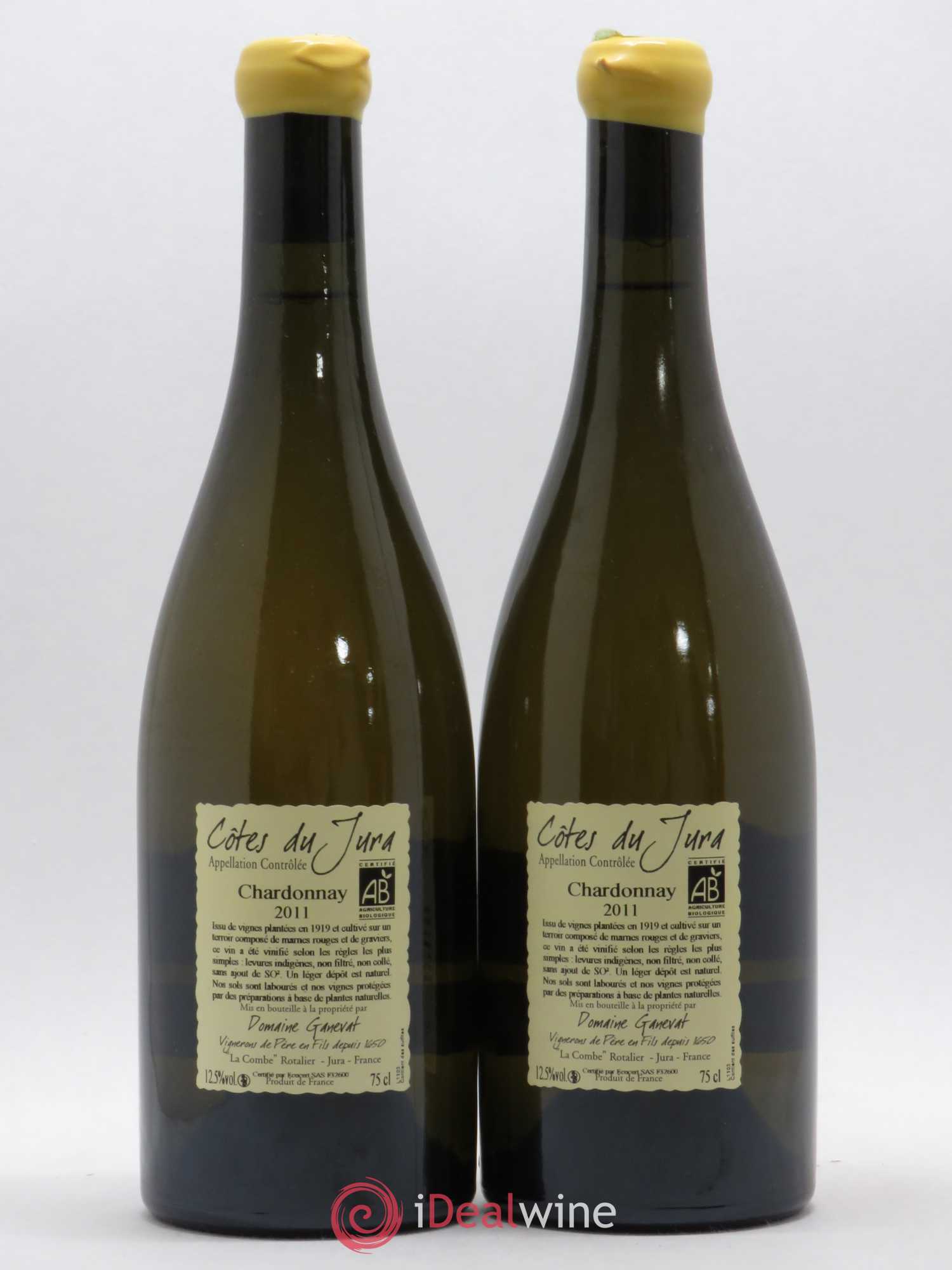 Côtes du Jura Les Grands Teppes Vieilles Vignes Jean-François Ganevat (Domaine) 2011 - Lot de 2 bouteilles - 1