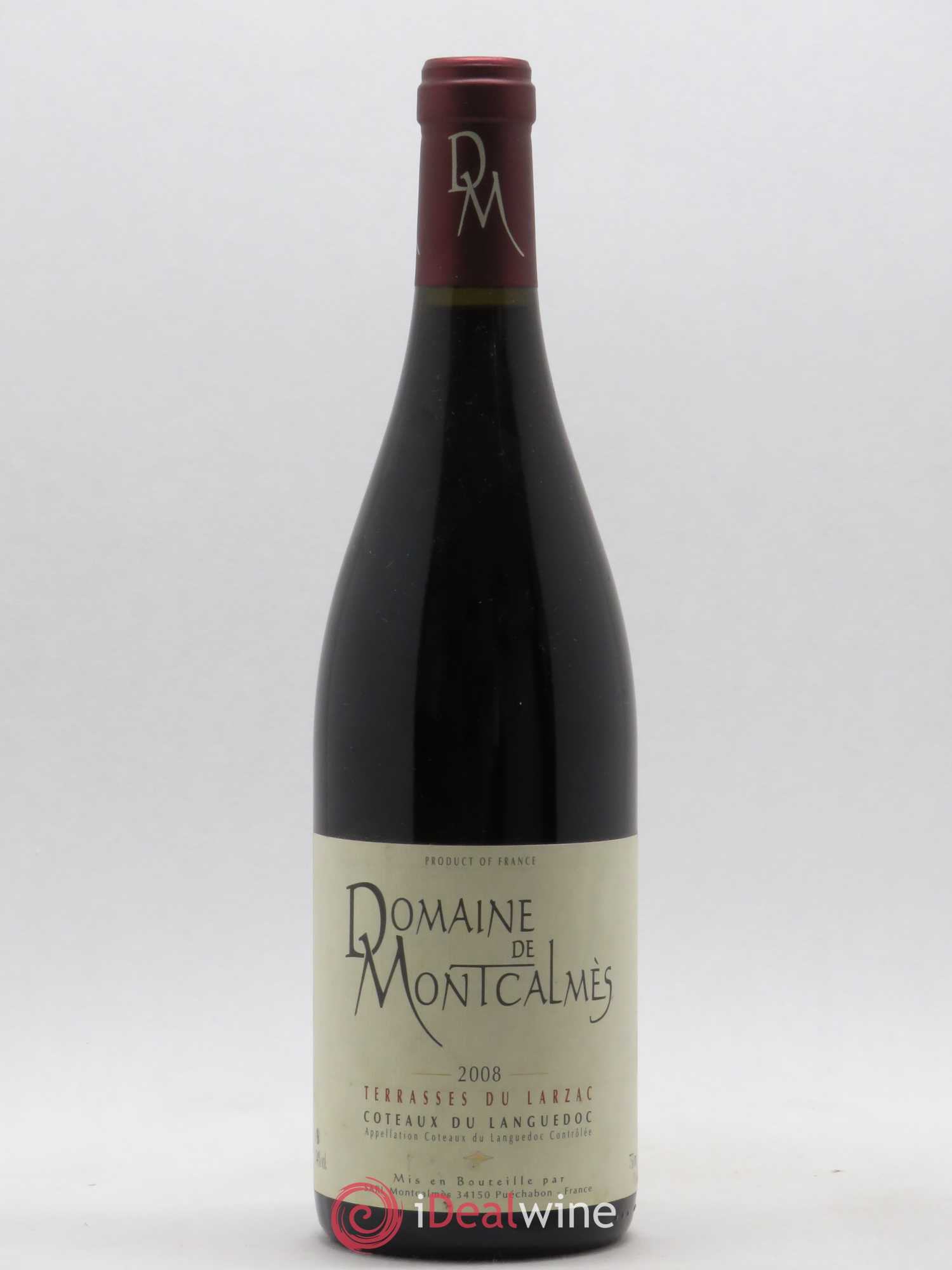 Terrasses du Larzac Domaine de Montcalmès Frédéric Pourtalié 2008 - Lot de 1 bouteille - 0