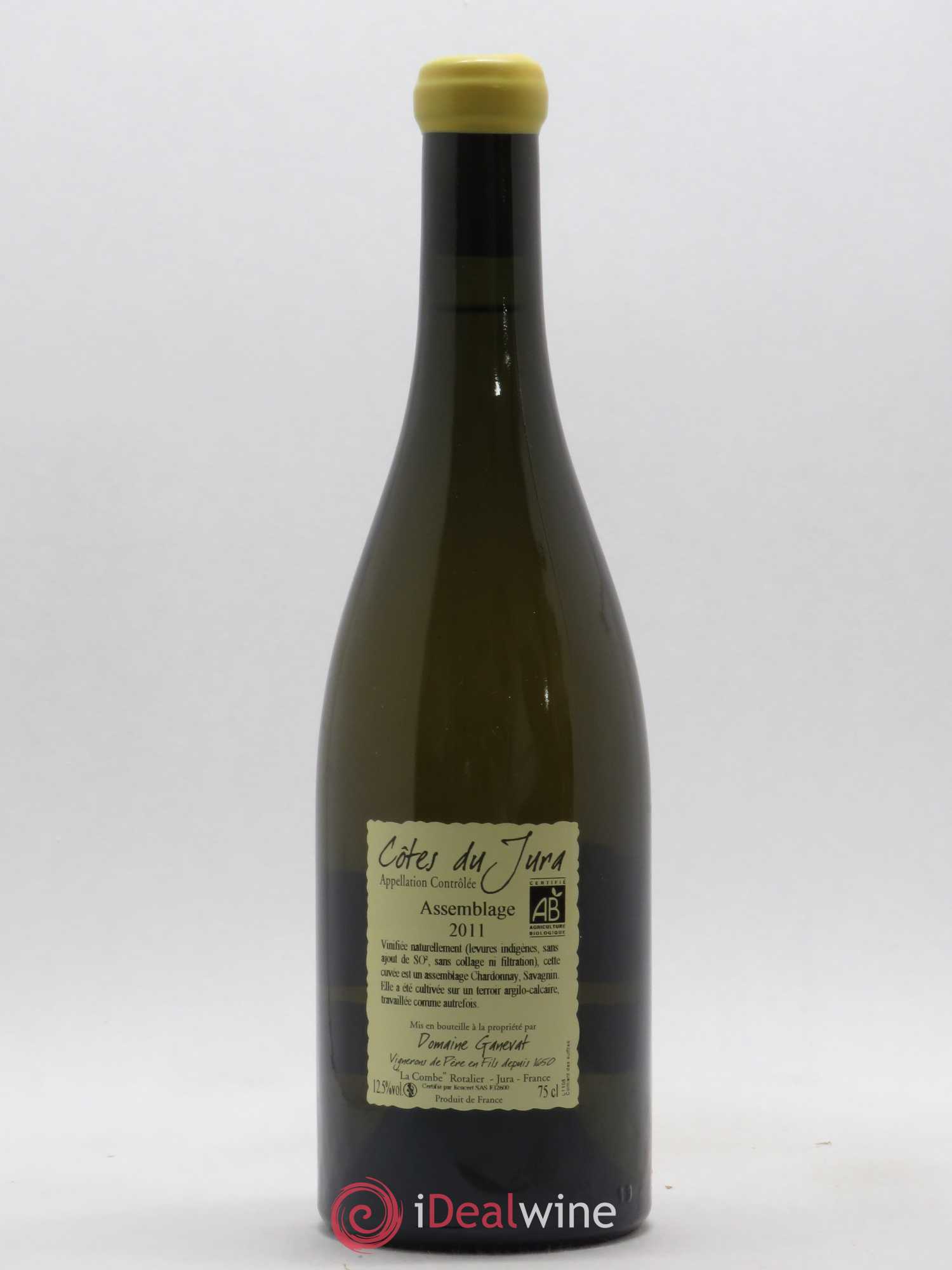 Côtes du Jura Cuvée Orégane Jean-François Ganevat (Domaine) 2011 - Lot de 1 bouteille - 1