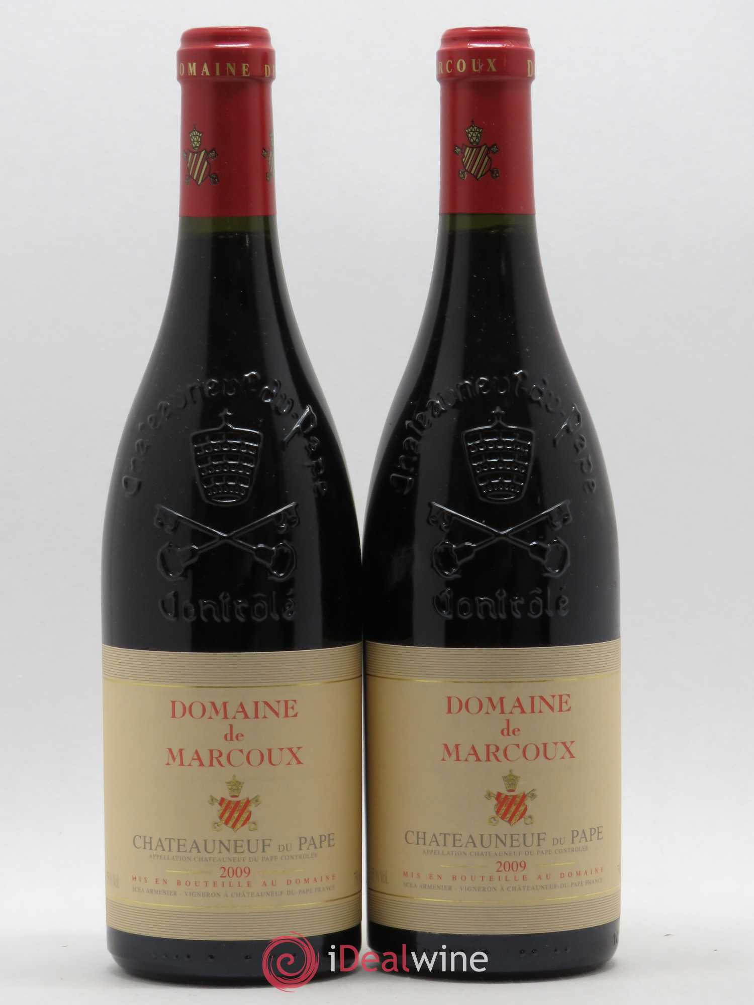Châteauneuf-du-Pape Marcoux (Domaine de) 2009 - Lot de 2 bouteilles - 0