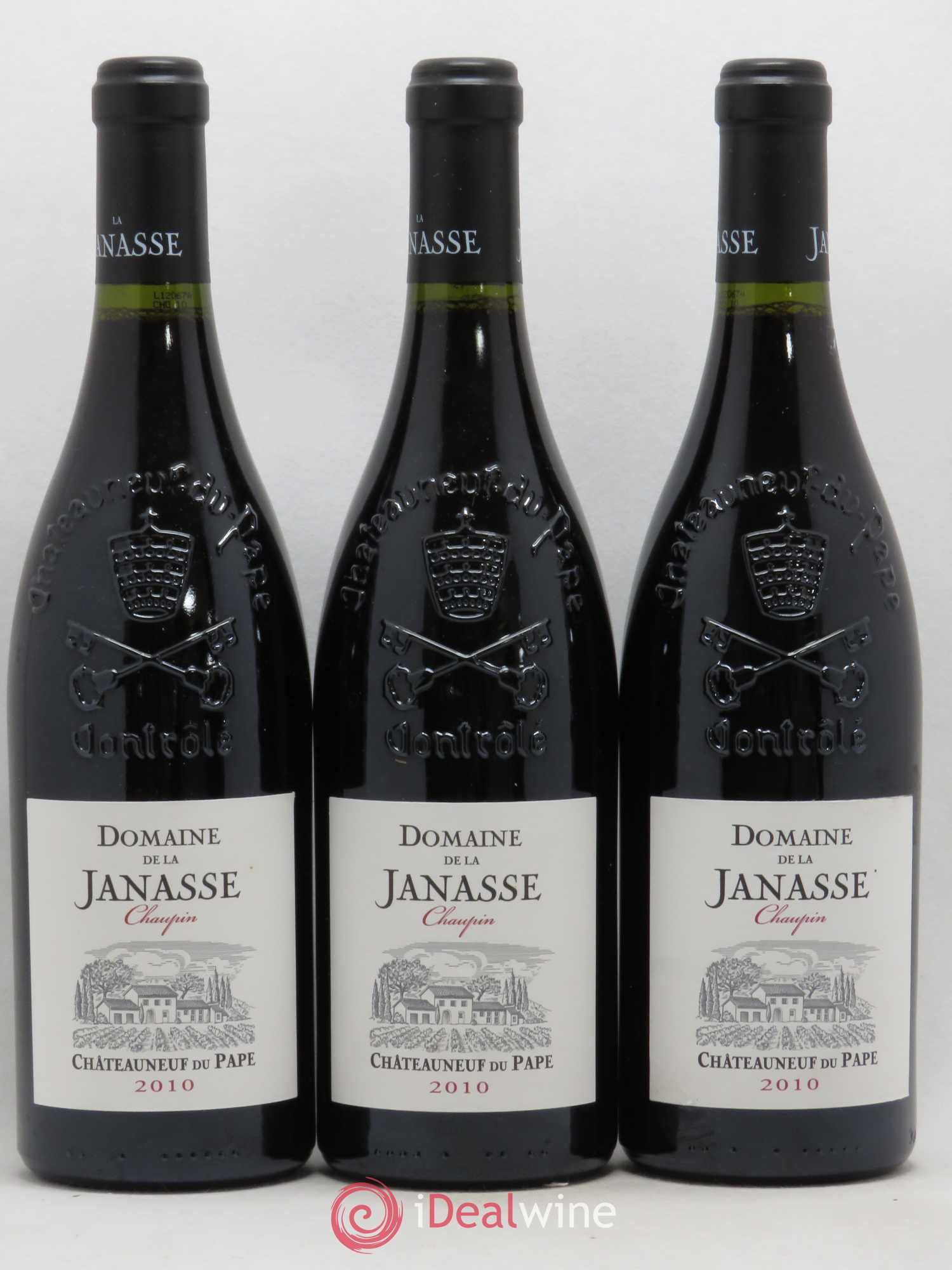 Châteauneuf-du-Pape Cuvée Chaupin La Janasse (Domaine de) 2010 - Lot de 3 bouteilles - 0