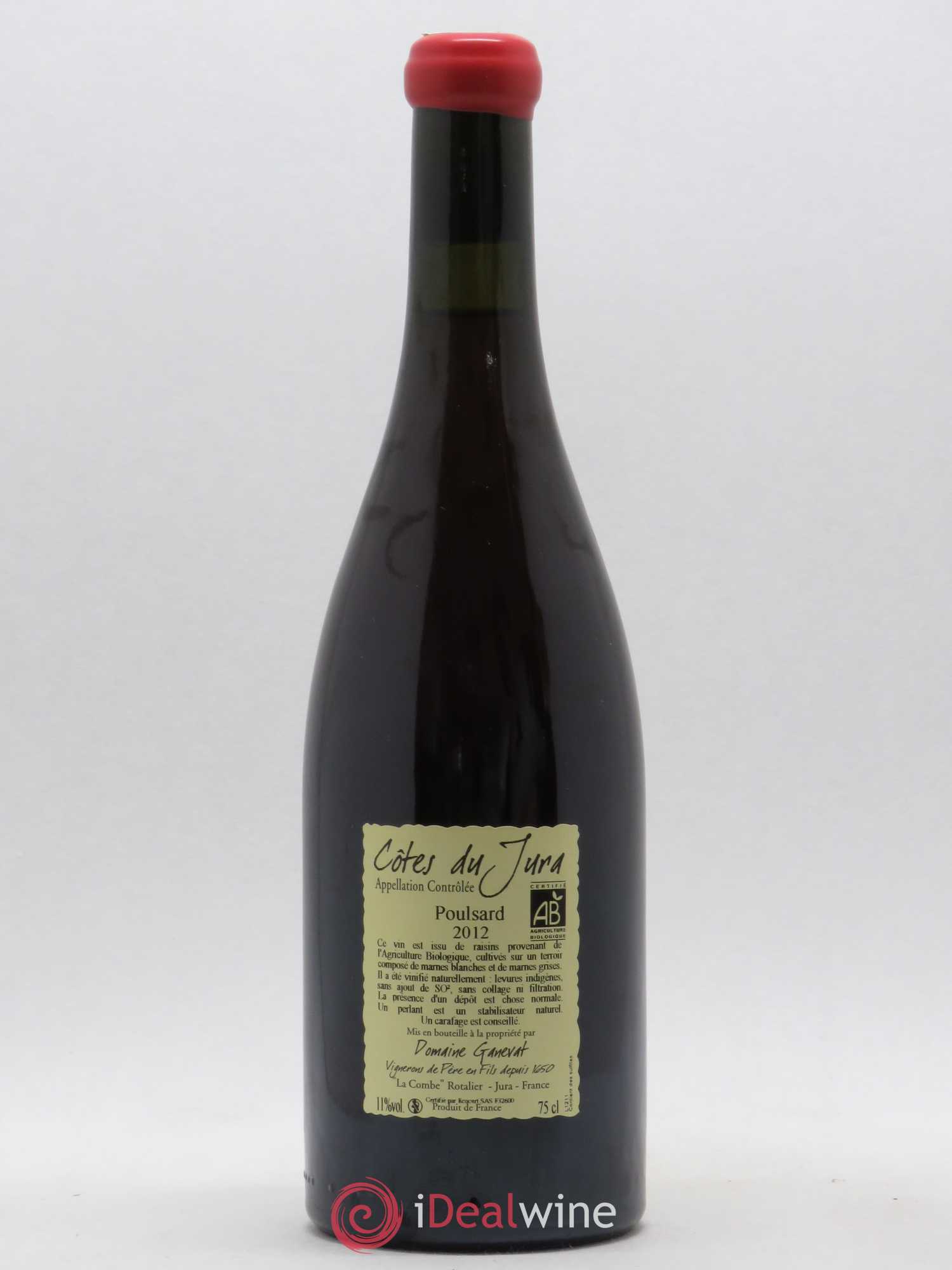 Côtes du Jura Cuvée de l'Enfant Terrible Jean-François Ganevat (Domaine) 2012 - Lot de 1 bouteille - 1