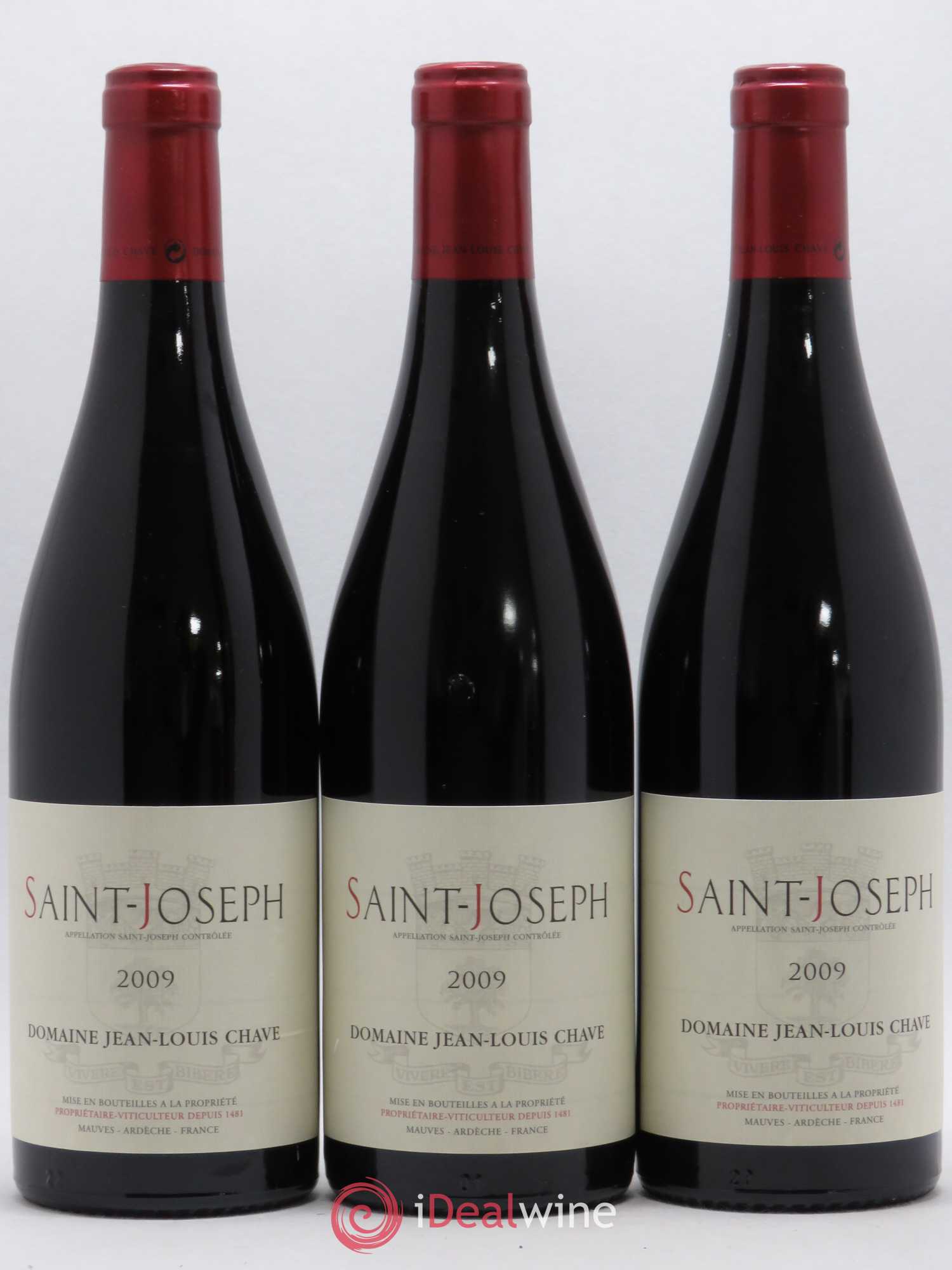 Saint-Joseph Jean-Louis Chave 2009 - Lot de 3 bouteilles - 0