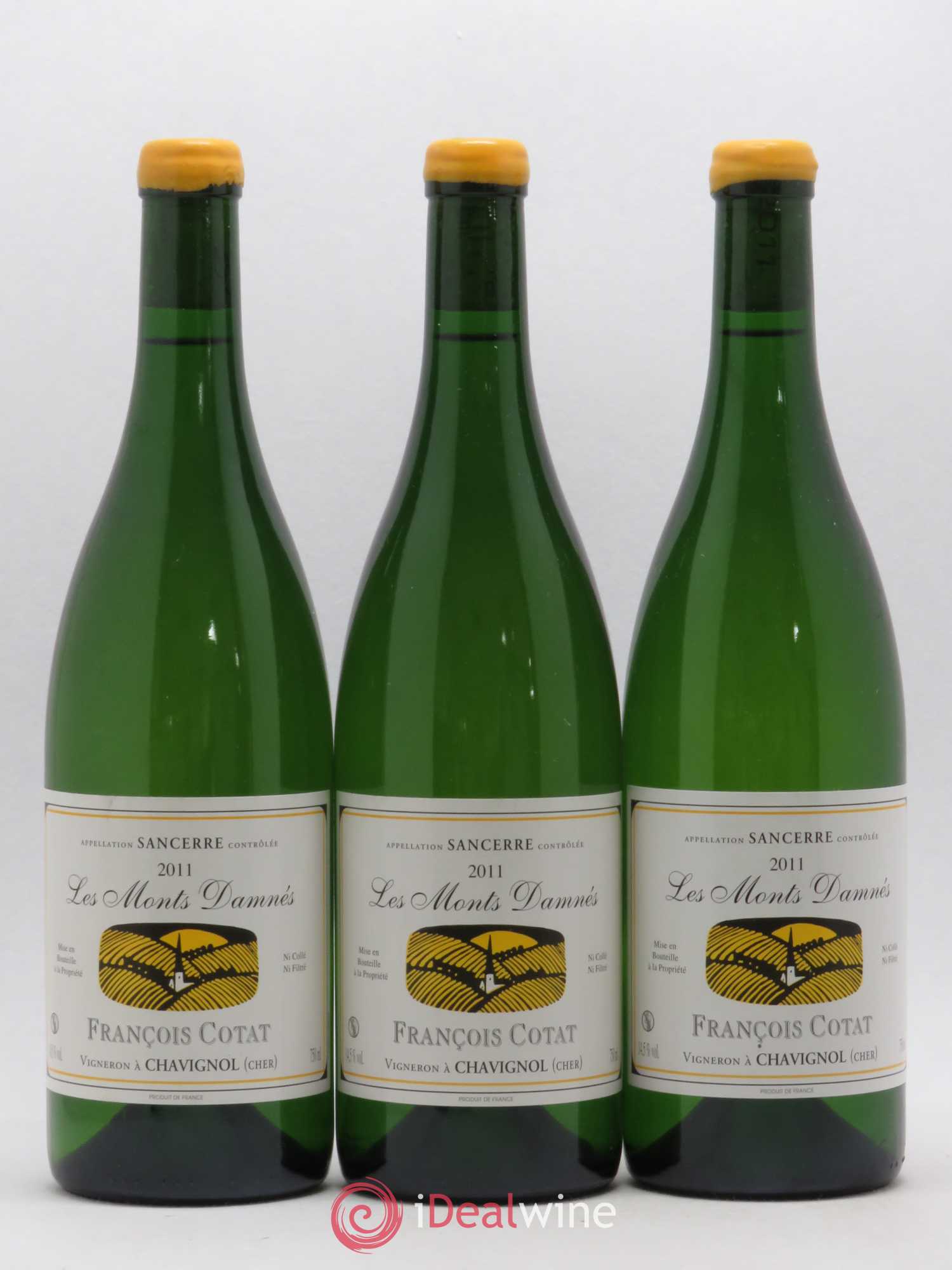Sancerre Les Monts Damnés François Cotat 2011 - Lot de 3 bouteilles - 0