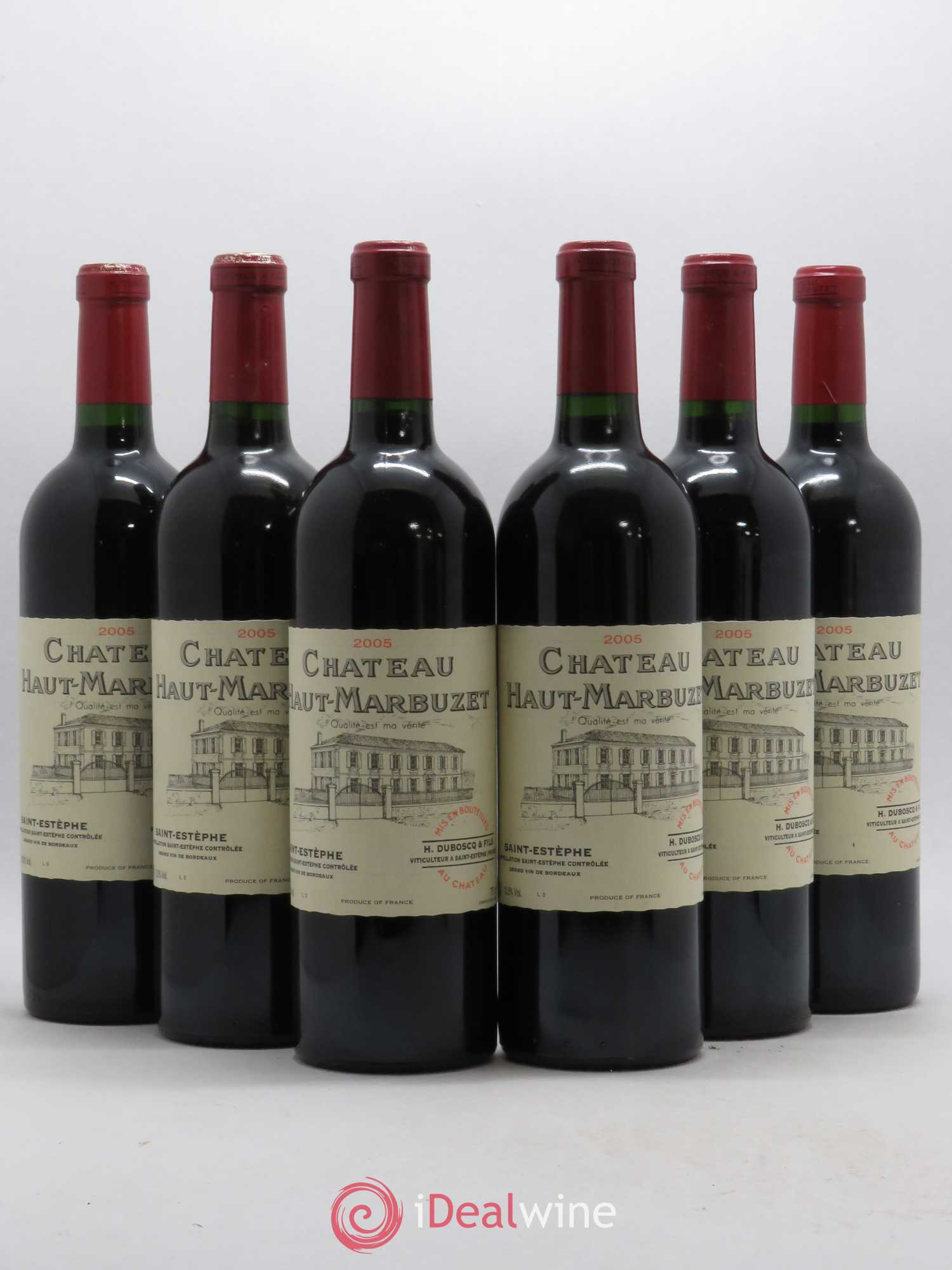 Château Haut Marbuzet 2005 - Lot de 6 bouteilles - 0