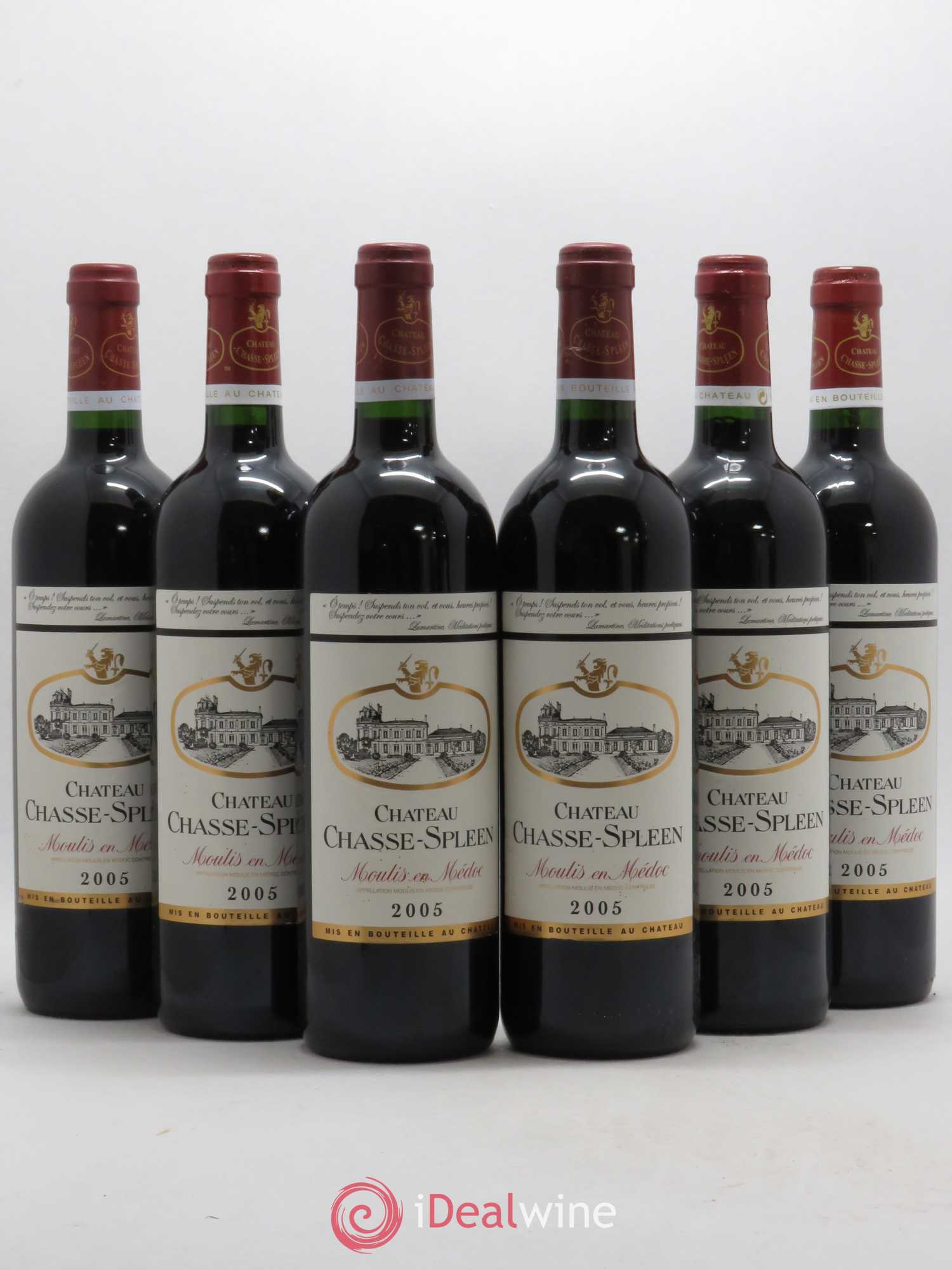 Château Chasse Spleen 2005 - Lot de 6 bouteilles - 0