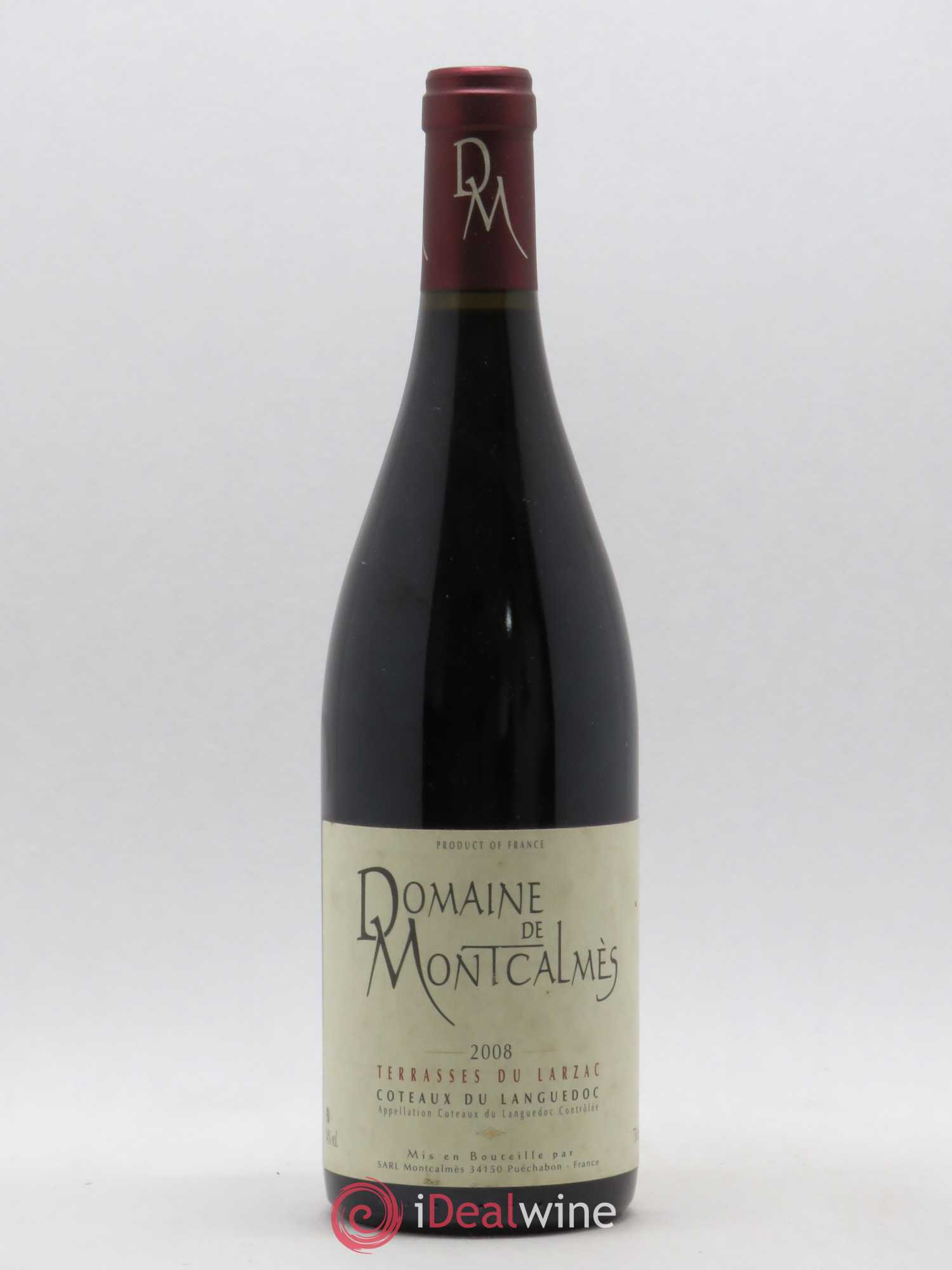 Terrasses du Larzac Domaine de Montcalmès Frédéric Pourtalié 2008 - Lot de 1 bouteille - 0