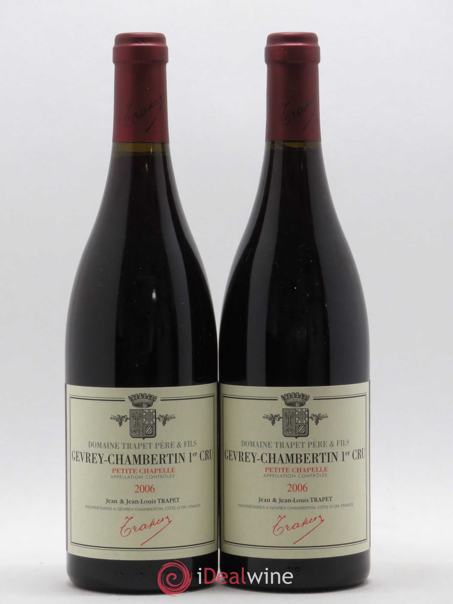 Gevrey-Chambertin 1er Cru Petite Chapelle Domaine Trapet 2006 - Lot de 2 bouteilles - 0