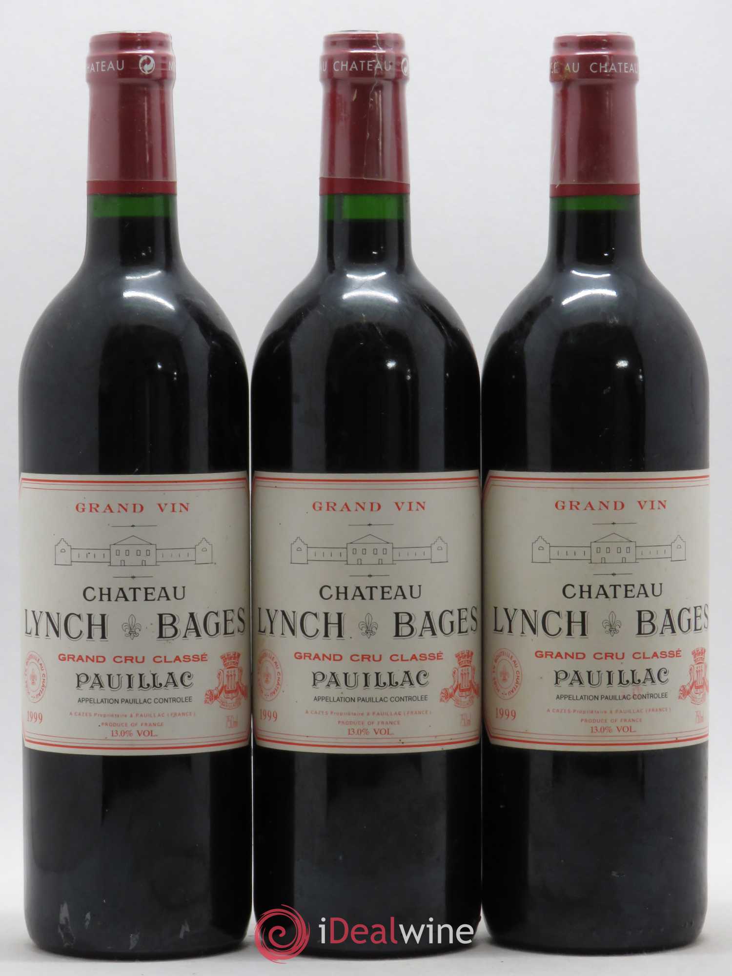 Château Lynch Bages 5ème Grand Cru Classé 1999 - Lot de 6 bouteilles - 1