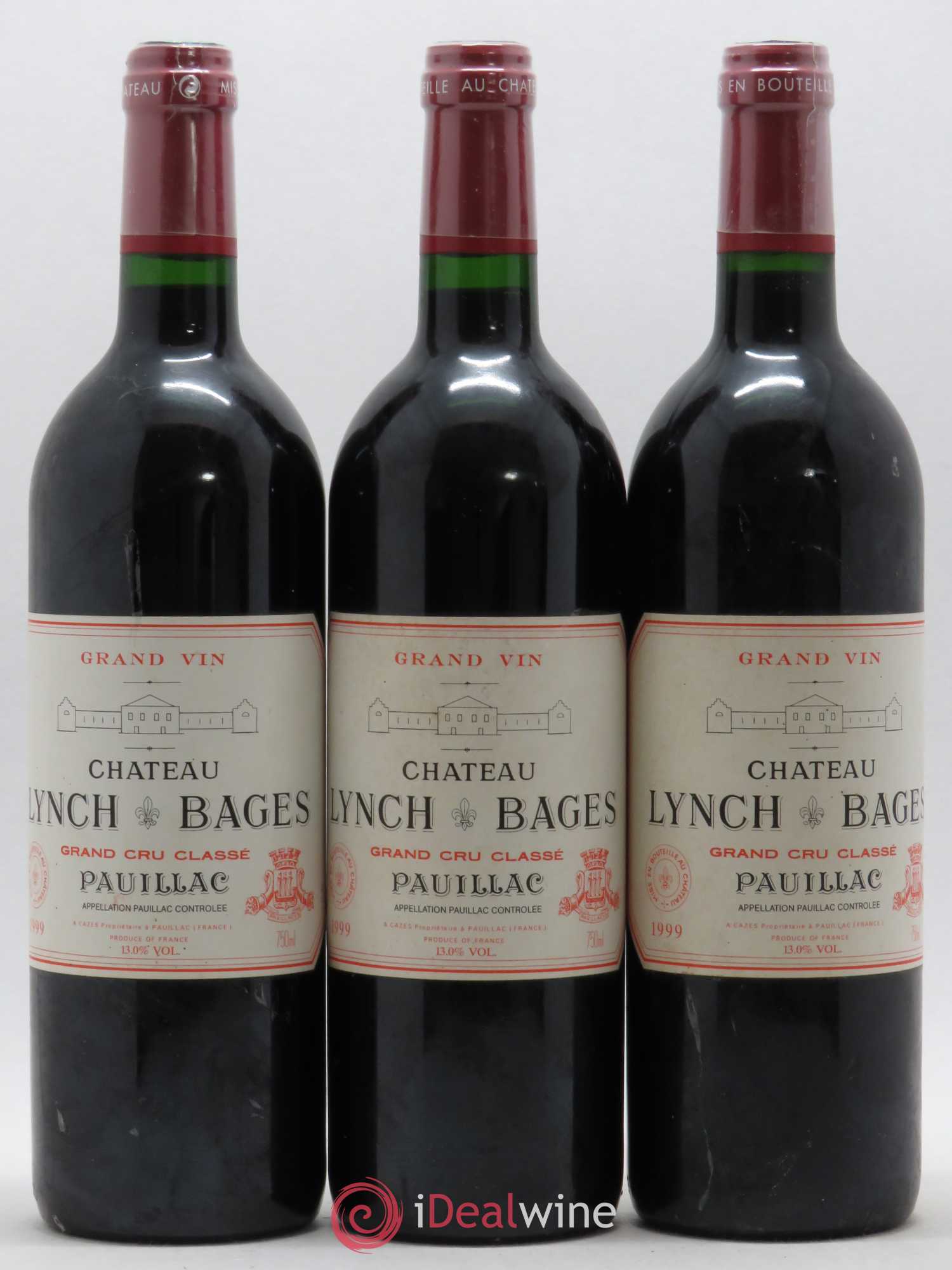Château Lynch Bages 5ème Grand Cru Classé 1999 - Lot de 6 bouteilles - 2