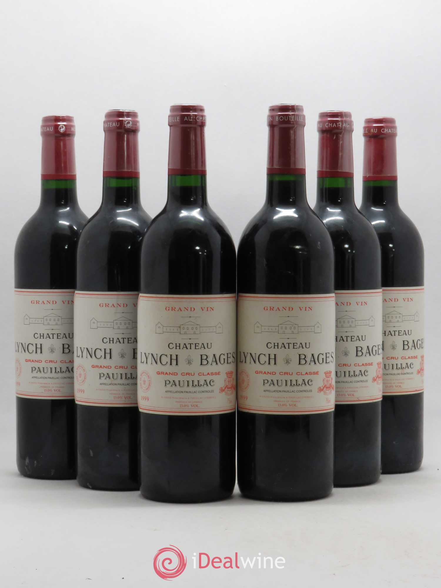 Château Lynch Bages 5ème Grand Cru Classé 1999 - Lot de 6 bouteilles - 0