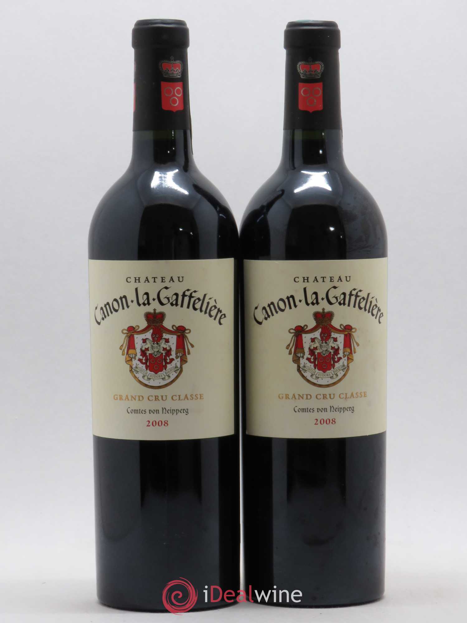 Château Canon la Gaffelière 1er Grand Cru Classé B 2008 - Lot de 2 bouteilles - 0