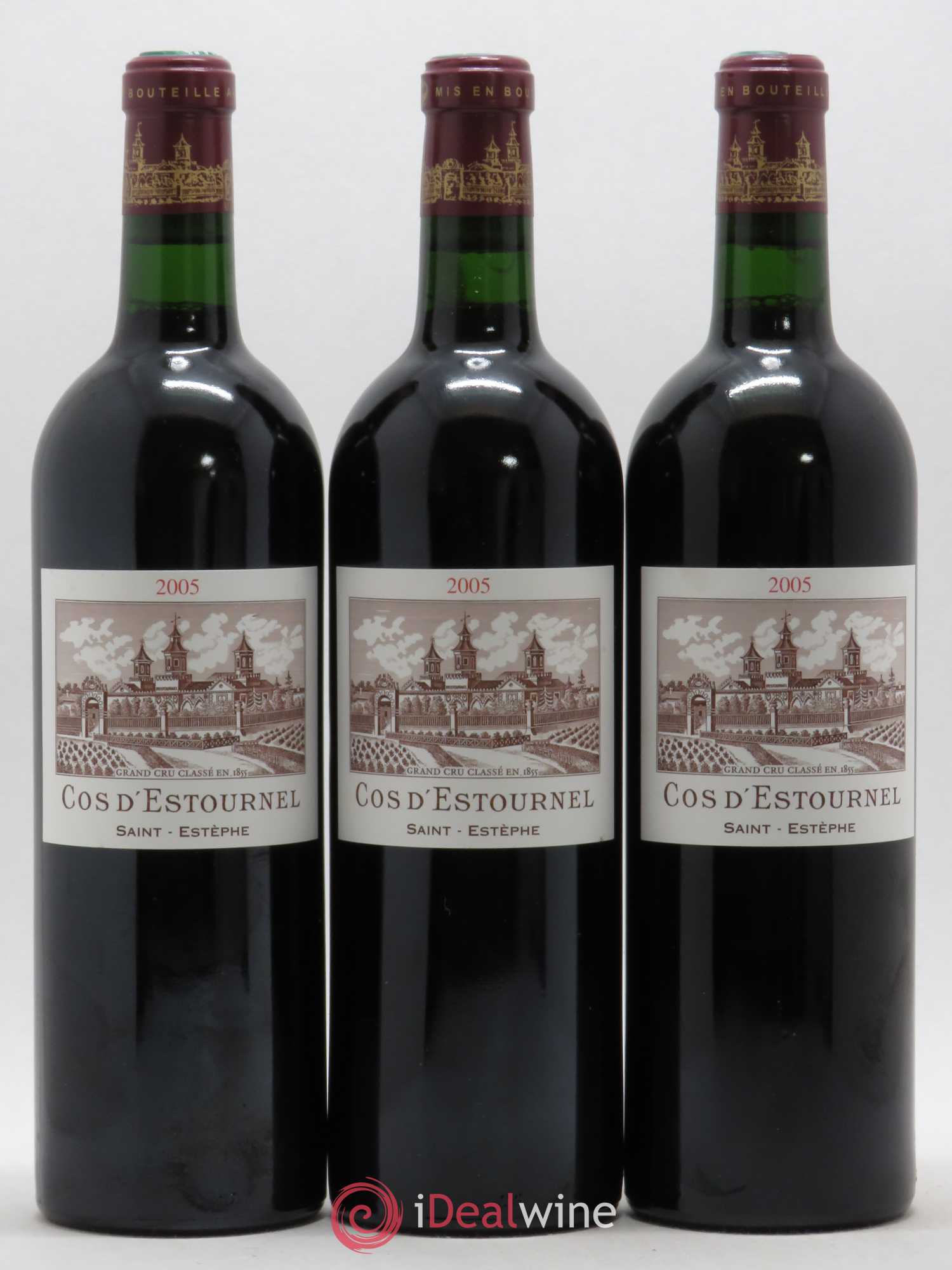 Cos d'Estournel 2ème Grand Cru Classé 2005 - Lot de 3 bouteilles - 0
